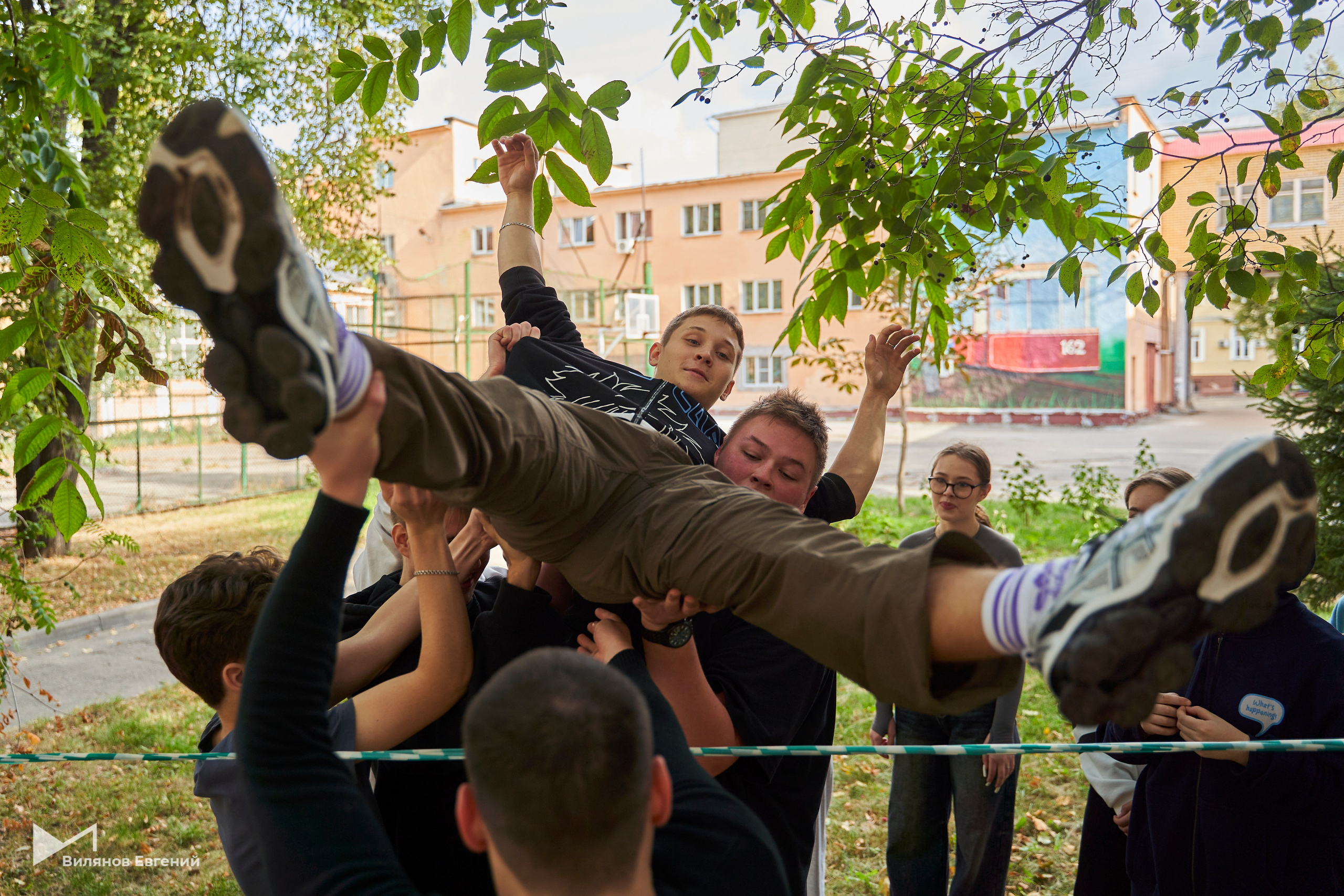 Мероприятие «Веревка» для первокурсников ННГАСУ. Репортажный фотограф Вилянов Евгений. Нижний Новгород