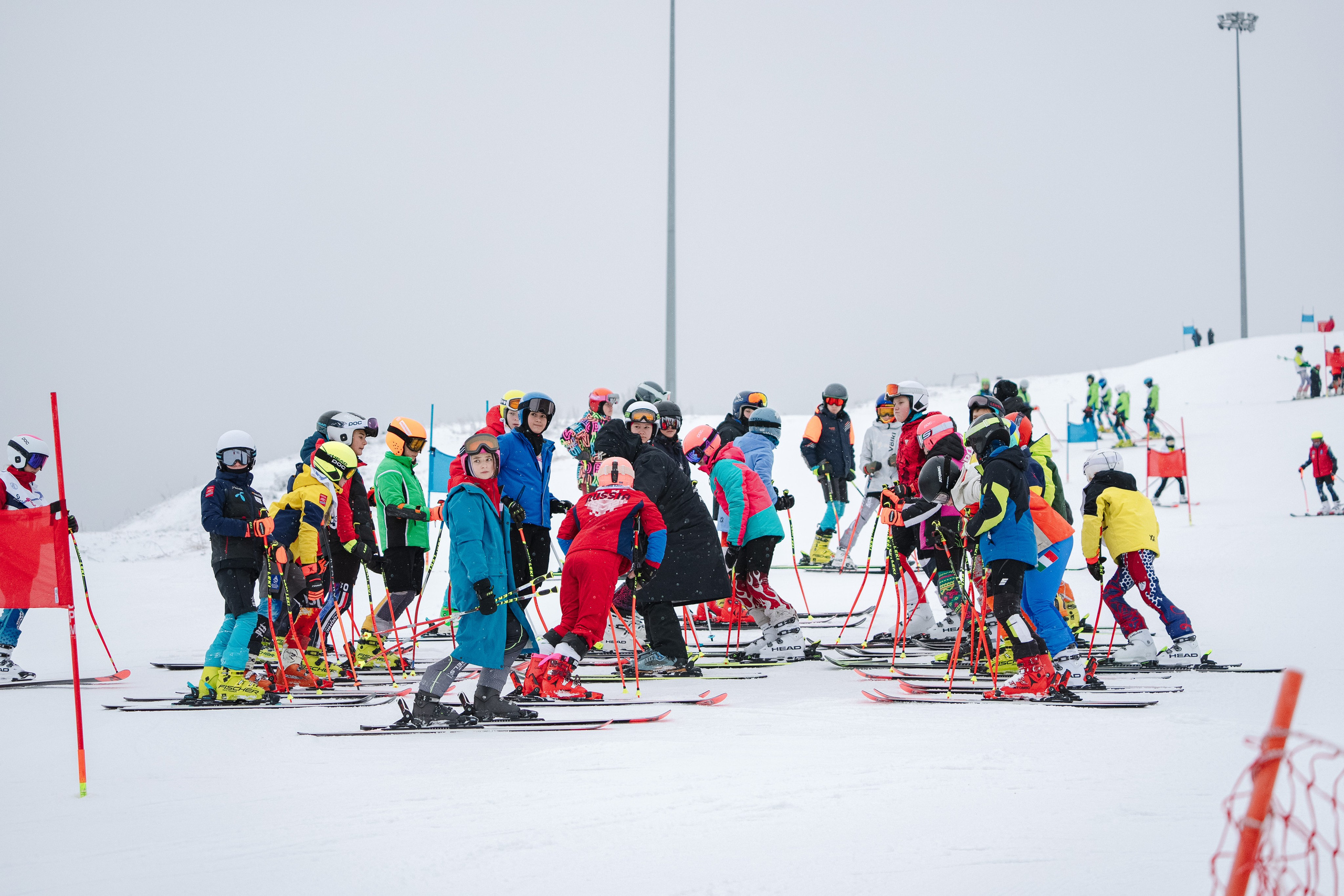 Горные лыжи. Первенство Центрального Федерального Округа. GS U14 Шуколово. Фотограф Студитский Евгений