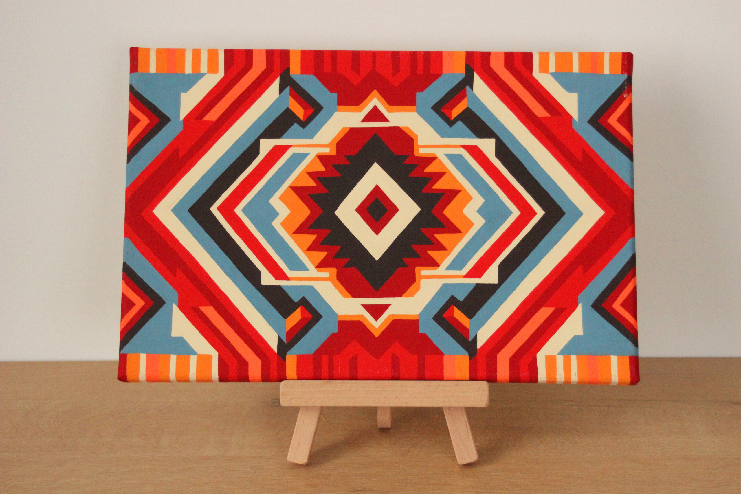 ЗАКАТ холст, темпера, гуашь 20х30 см 2024 г 6.000 р