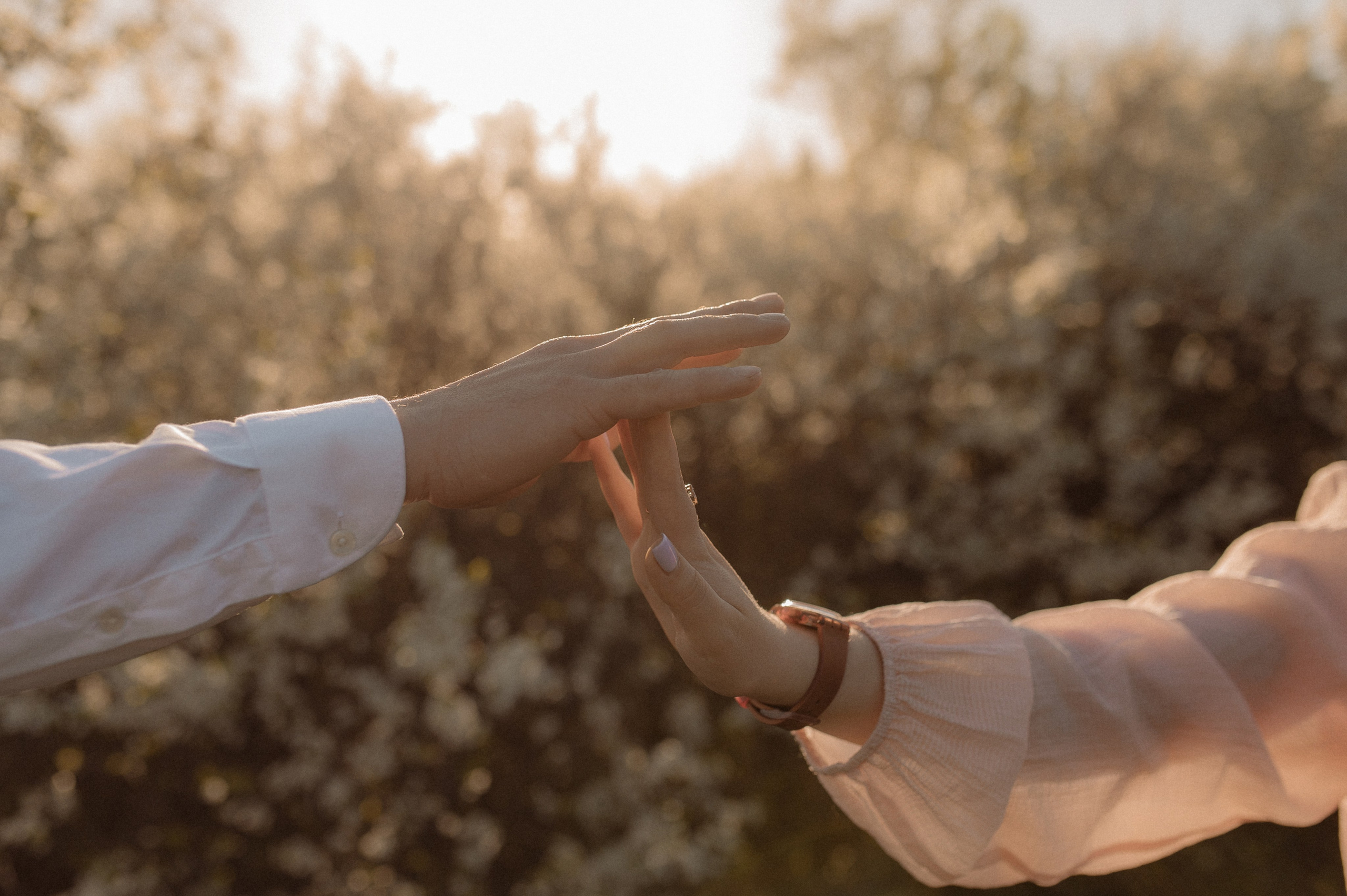 Настя, Антон и цветущие сады. Фотограф Мария Стрелкова