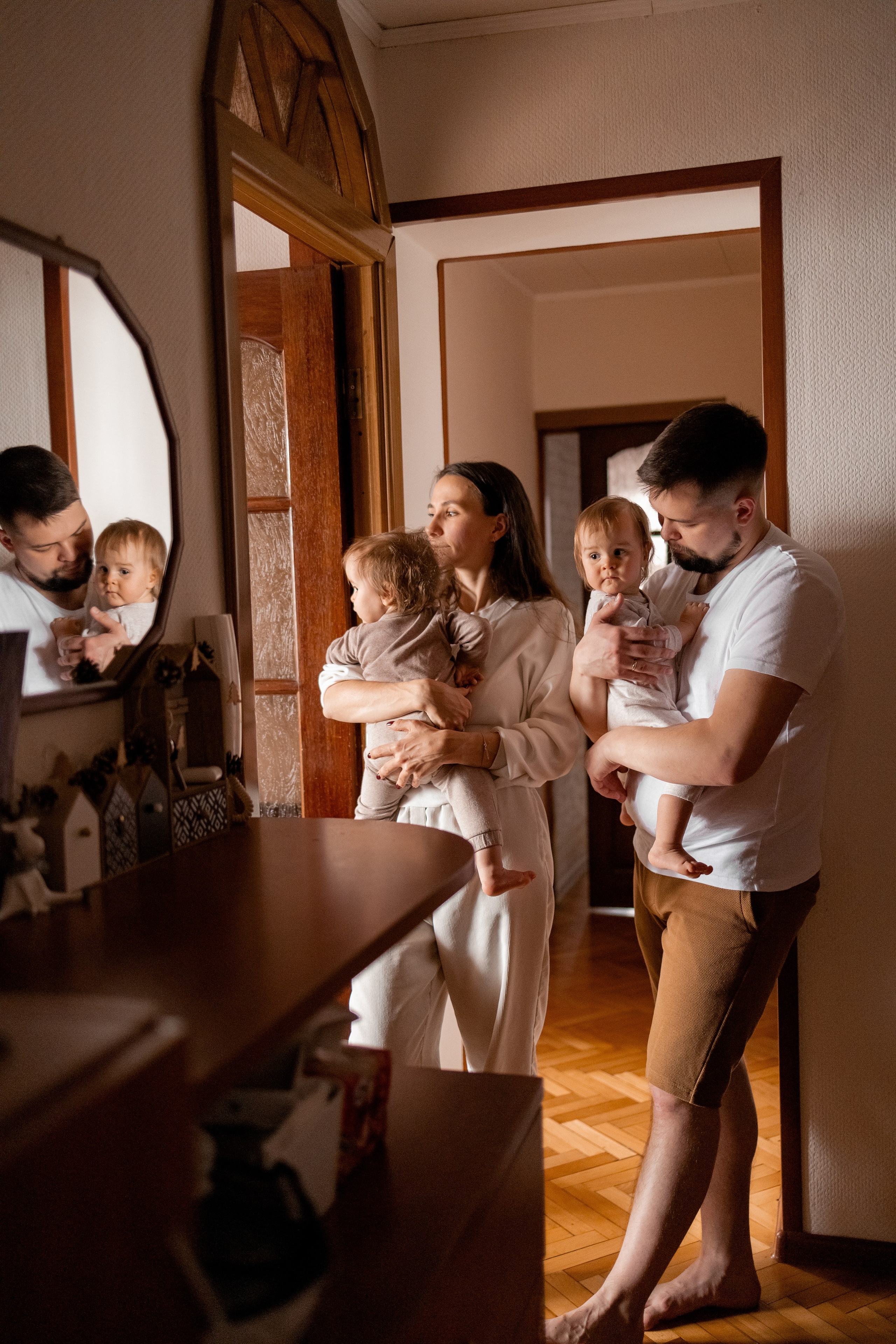 Николай, Ирина, Денис, Вика, Ника. Фотограф беременности и материнства в Москве Мария Менендес-Гонсалес