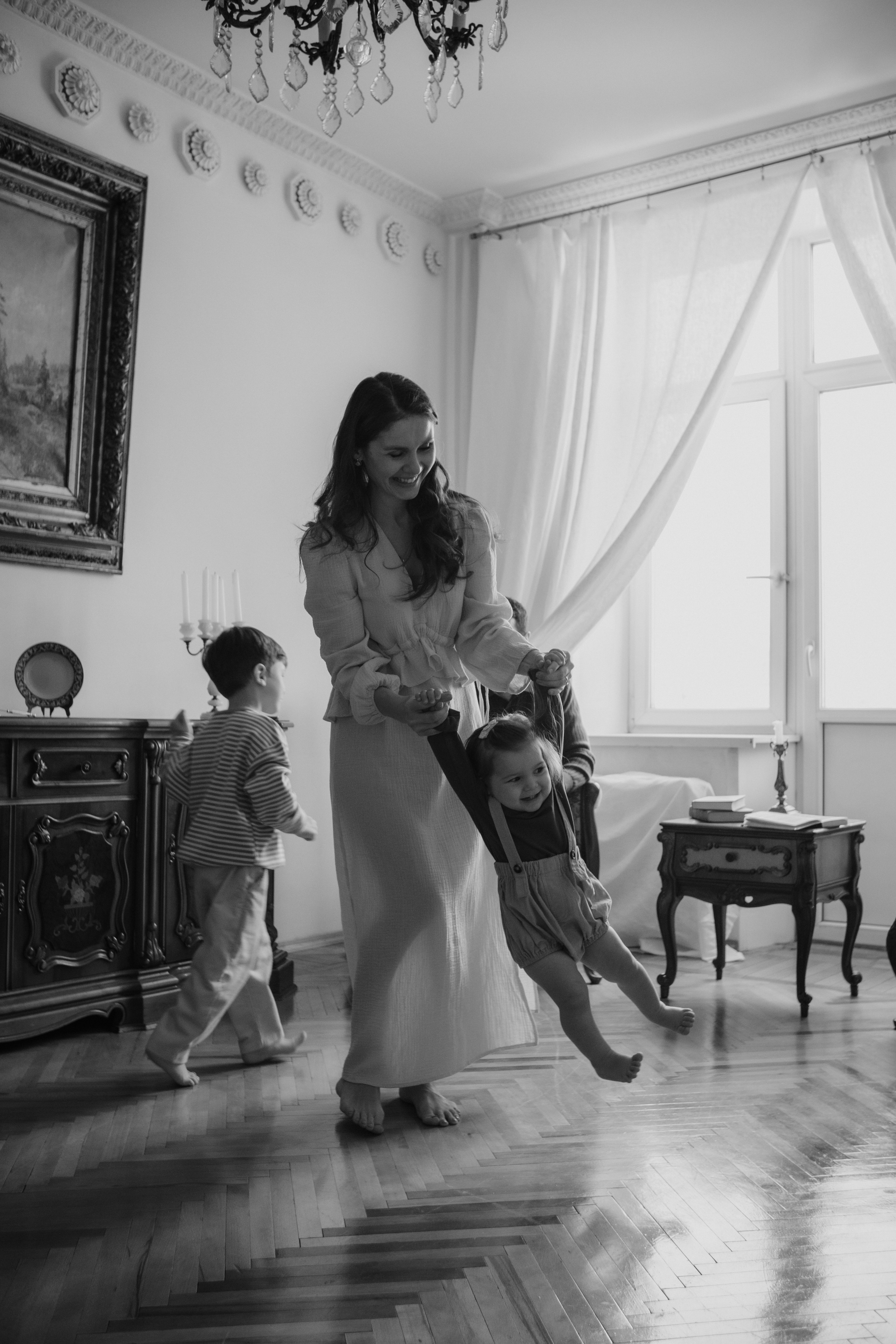 Семейные фотосессии дома и в студии. Семейный и детский фотограф в Москве Александра Михайлечко