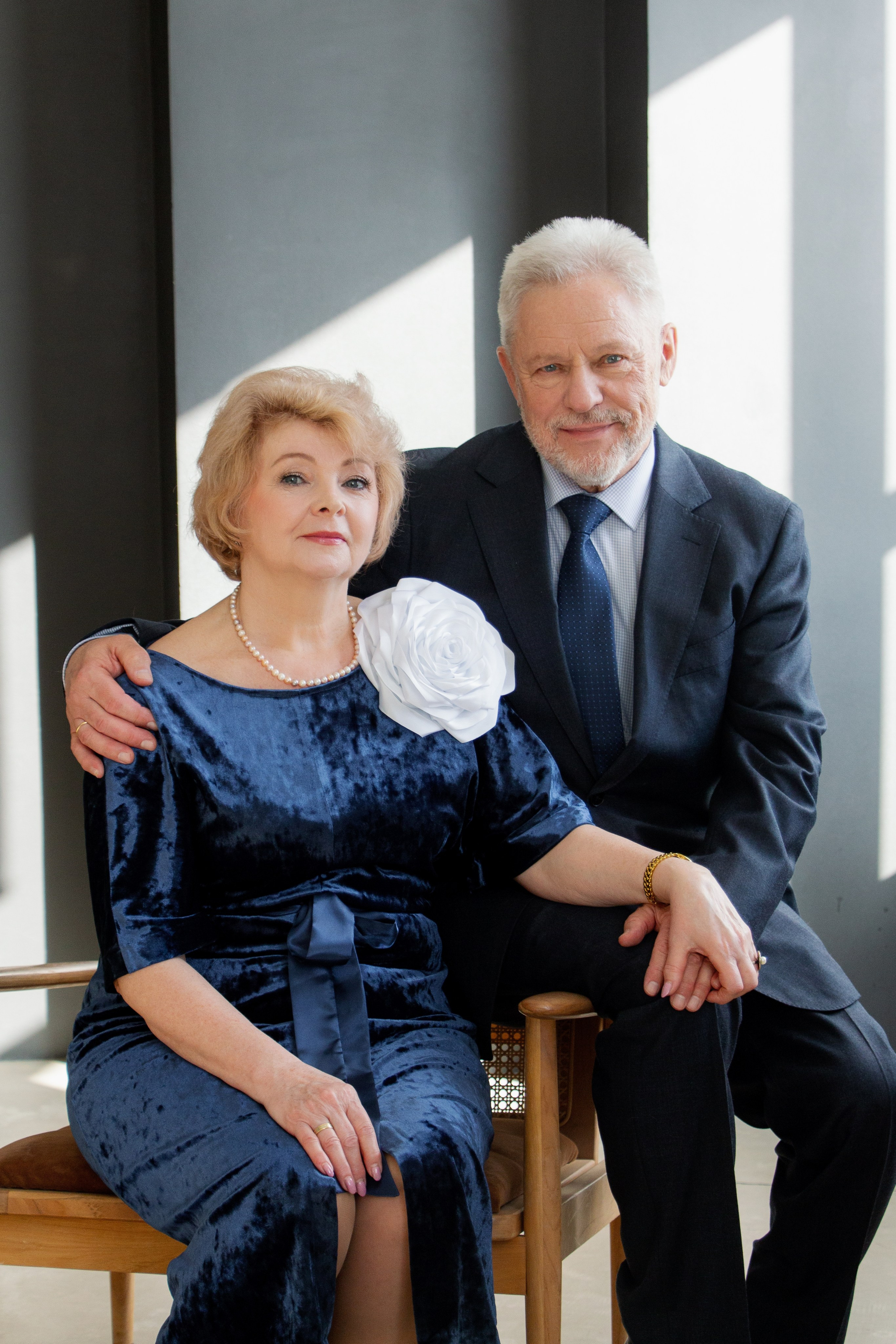 Семейная фотосессия в студии: Борис и Светлана. Фотограф в Екатеринбурге Пойгина Елена