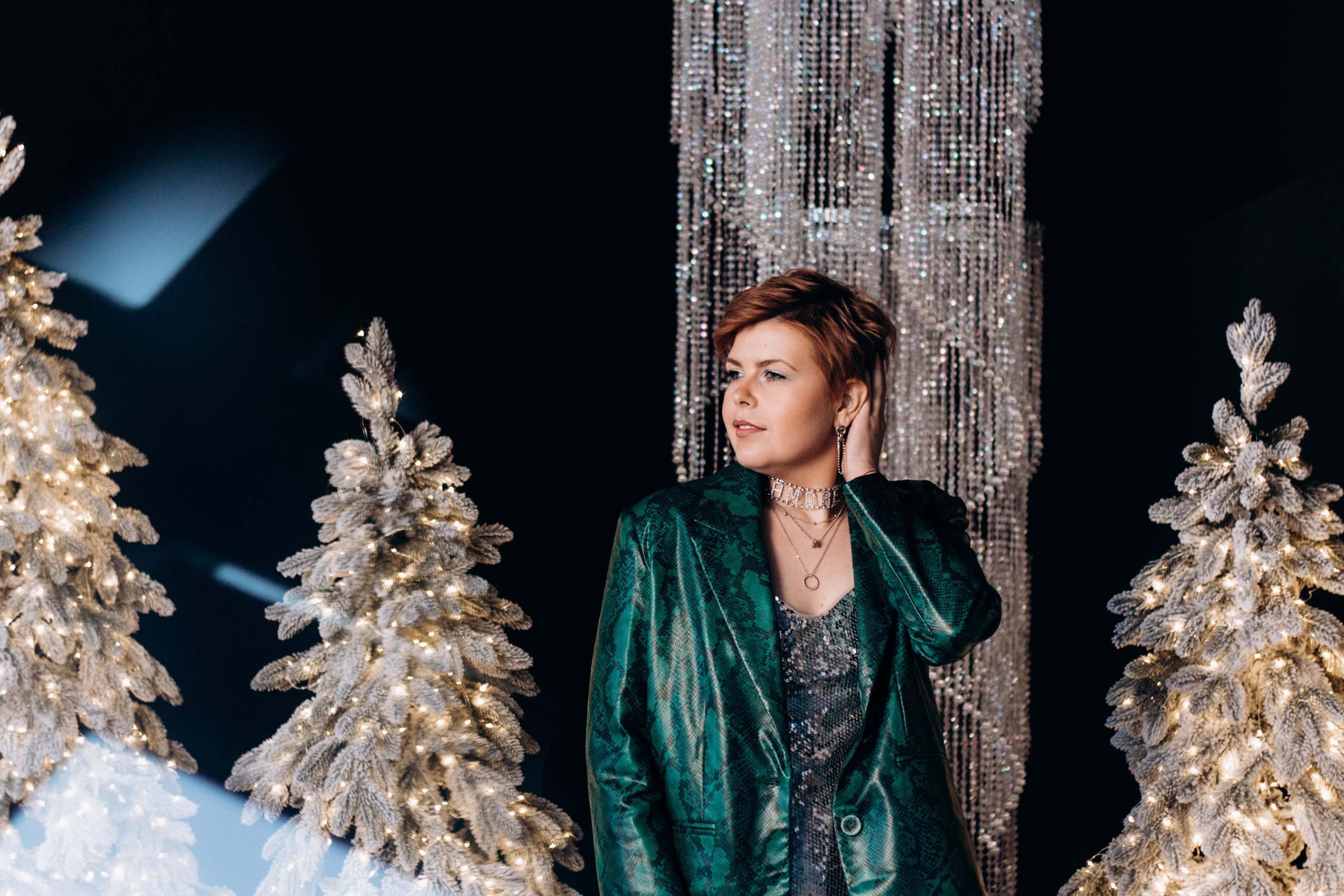 Анастасия. Портрет в студии. Новогодняя фотосессия Екатеринбург. Фотограф в Екатеринбурге Пойгина Елена