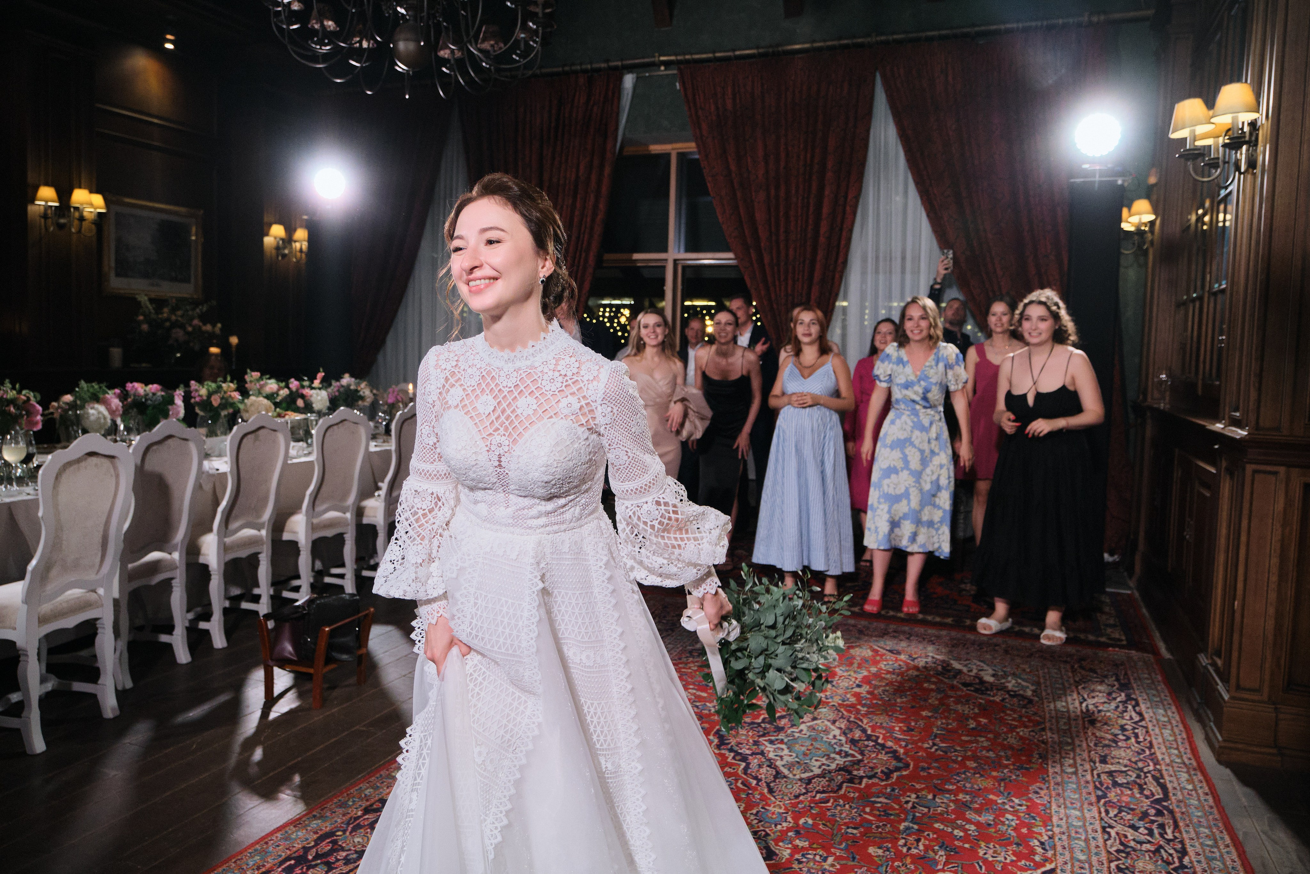 Свадебный банкет в ресторане Подмосковные вечера. Фотограф в Москве и Санкт-Петербурге