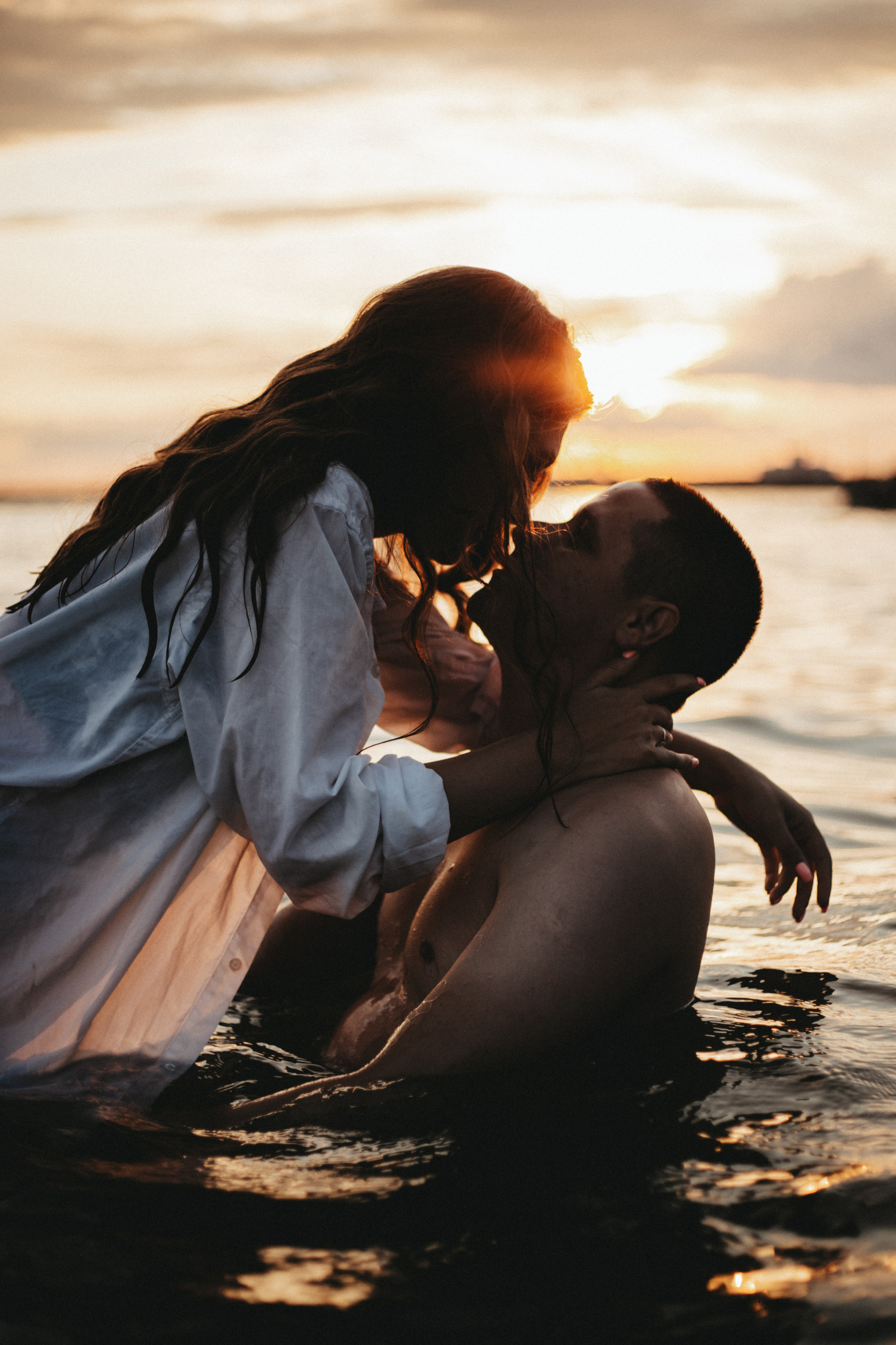 Юля и Дима | Фотосессия лавстори на море. Свадебный и портретный фотограф в Новосибирске Любовь Исакова