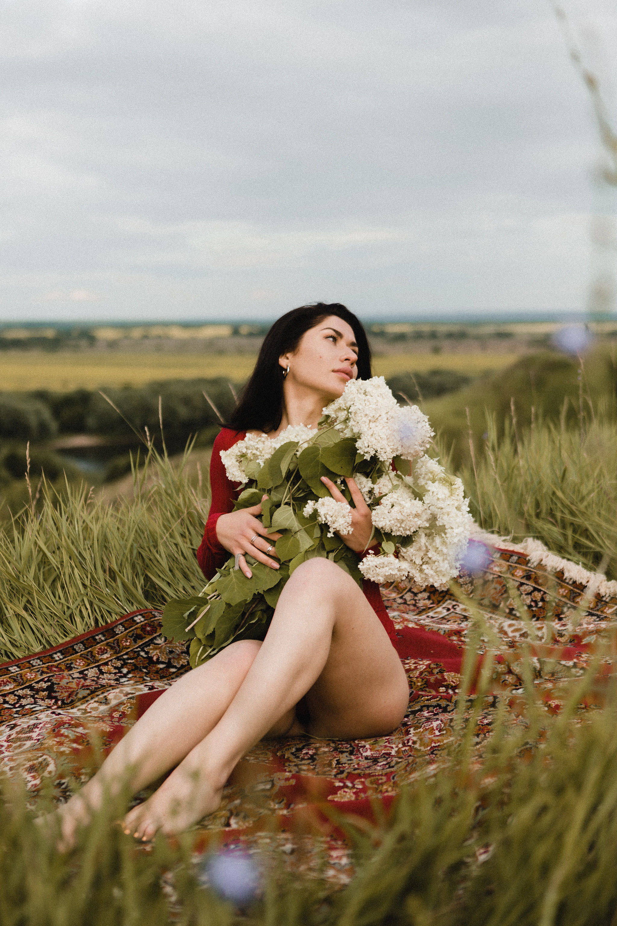 Ковер. Лето. Девушка. Фотограф в Москве Серегина Екатерина