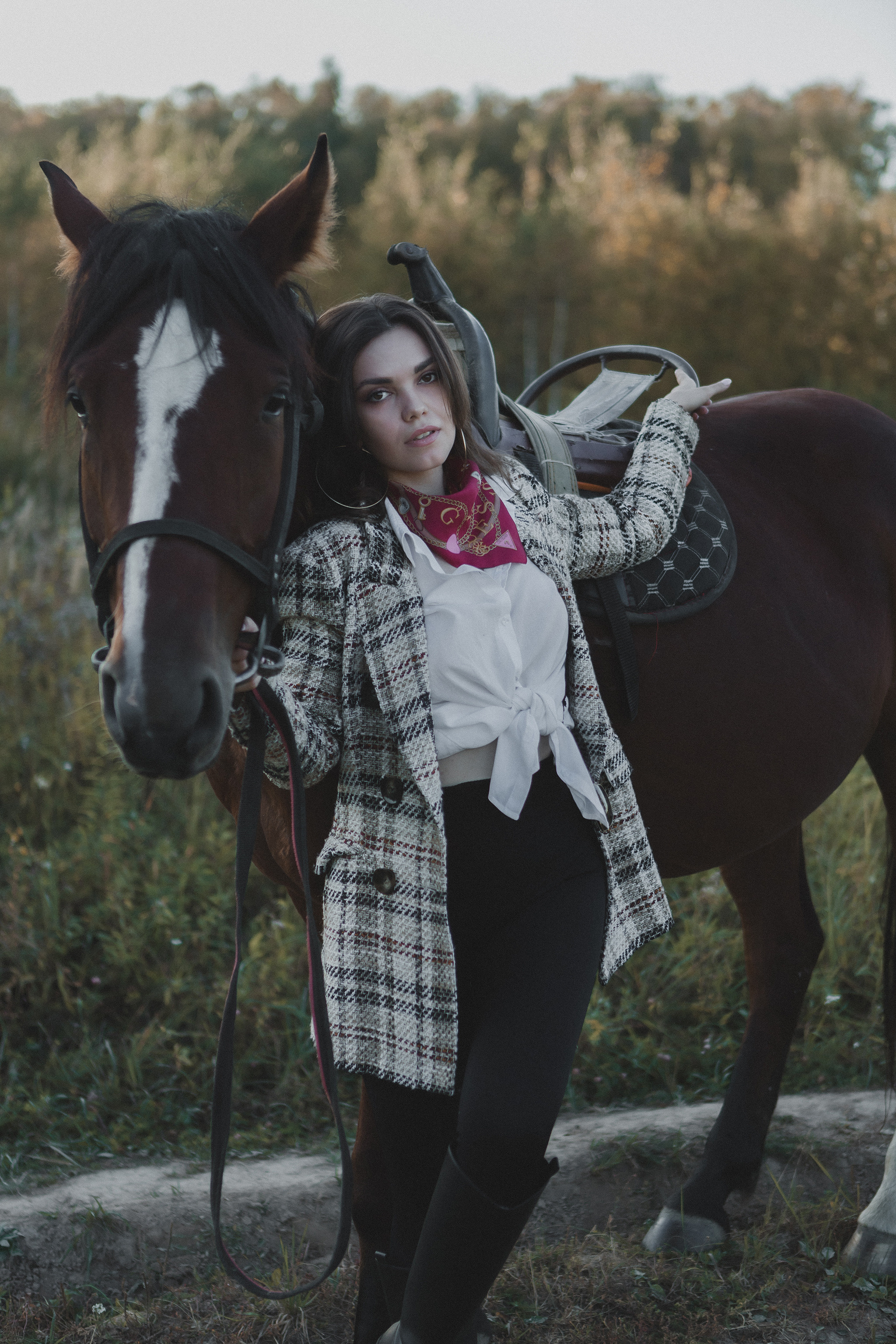 Съемка Юлии с лошадью. Фотограф в Москве Серегина Екатерина