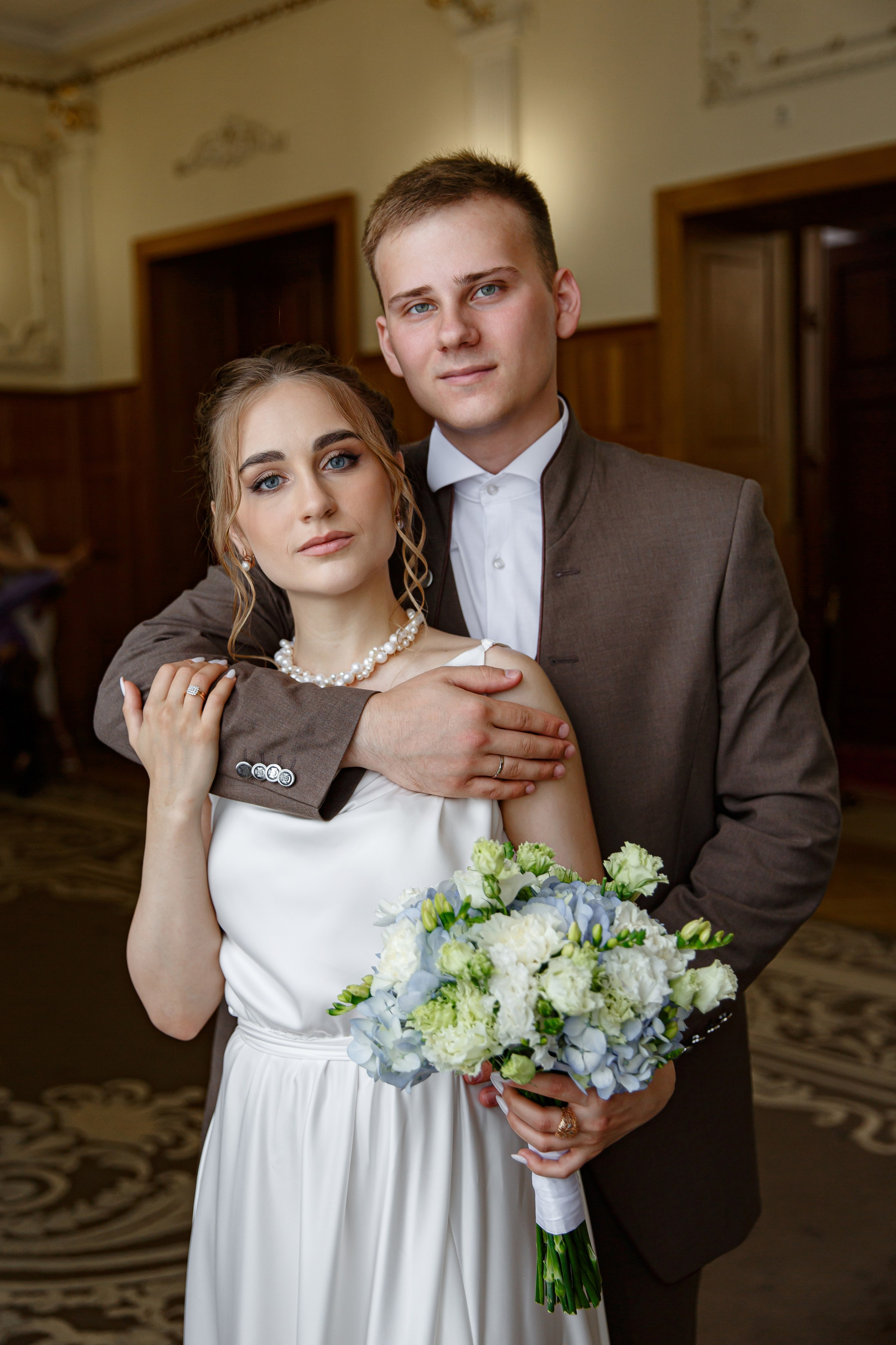Свадебная фотосессия в городе и в фотостудии. Свадебный фотограф Москва и МО Сергей Киржаев