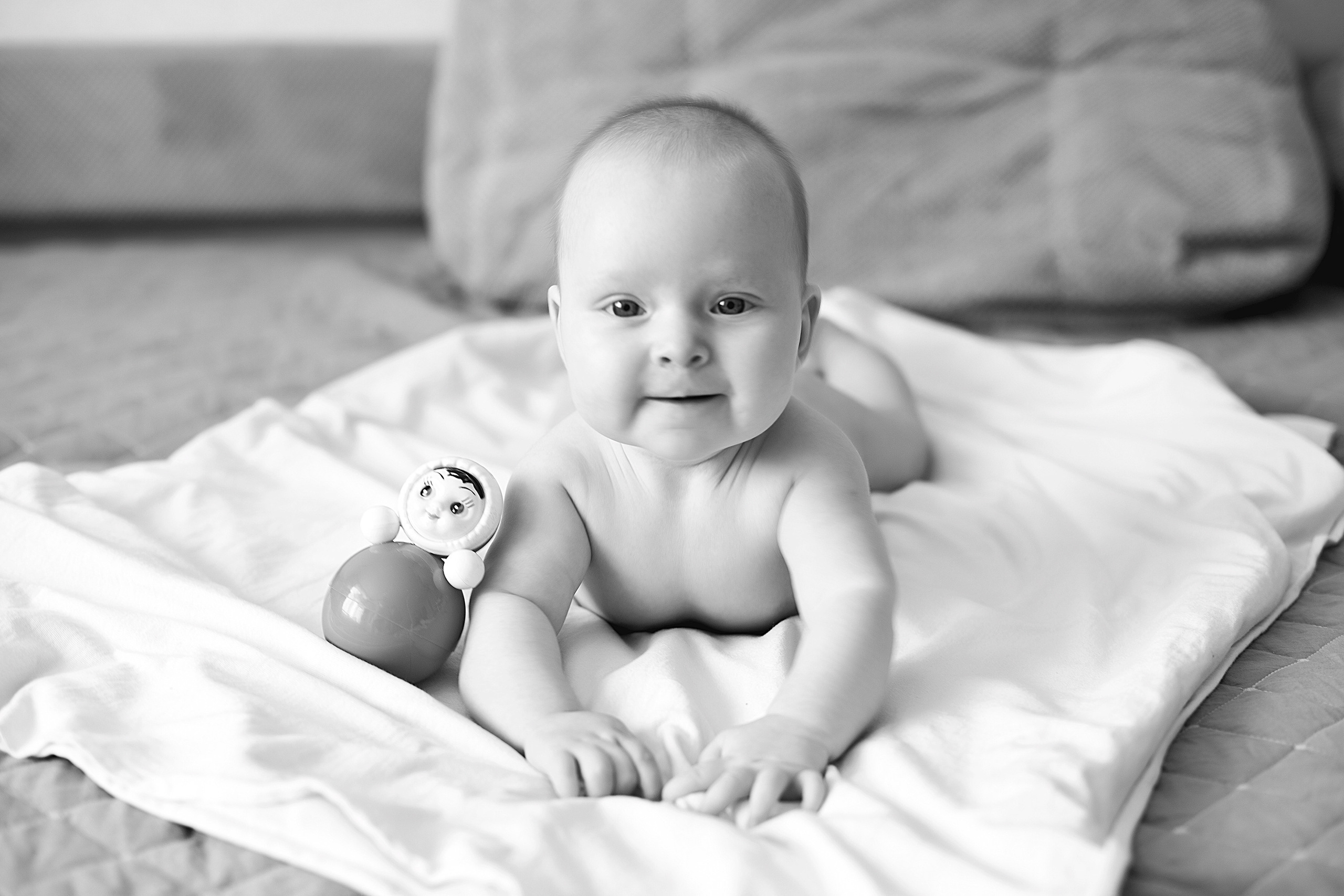 Домашнии ЧБ Истории. Фотограф новорожденных и детей до года в Новосибирске Ka