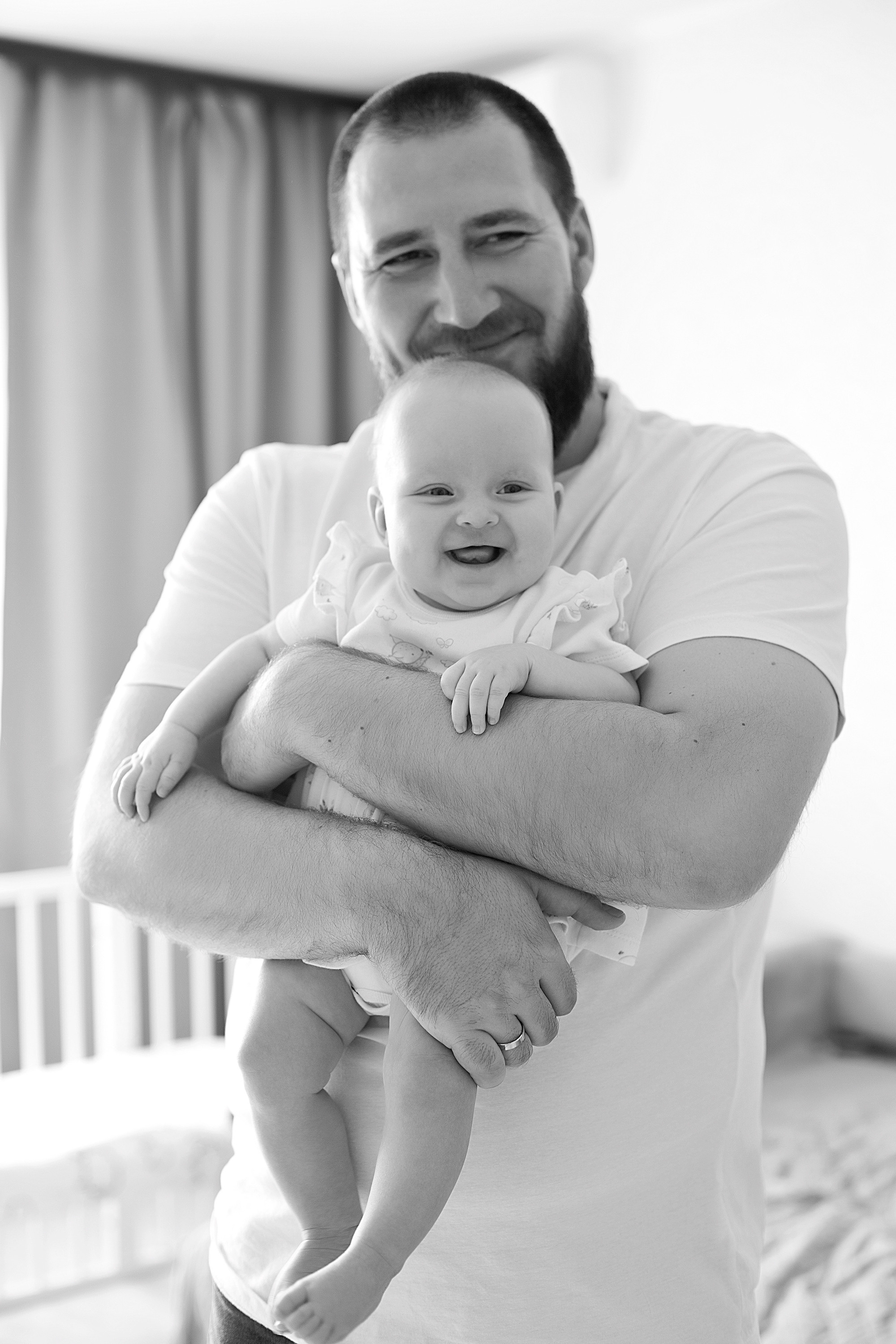 Домашнии ЧБ Истории. Фотограф новорожденных и детей до года в Новосибирске Ka