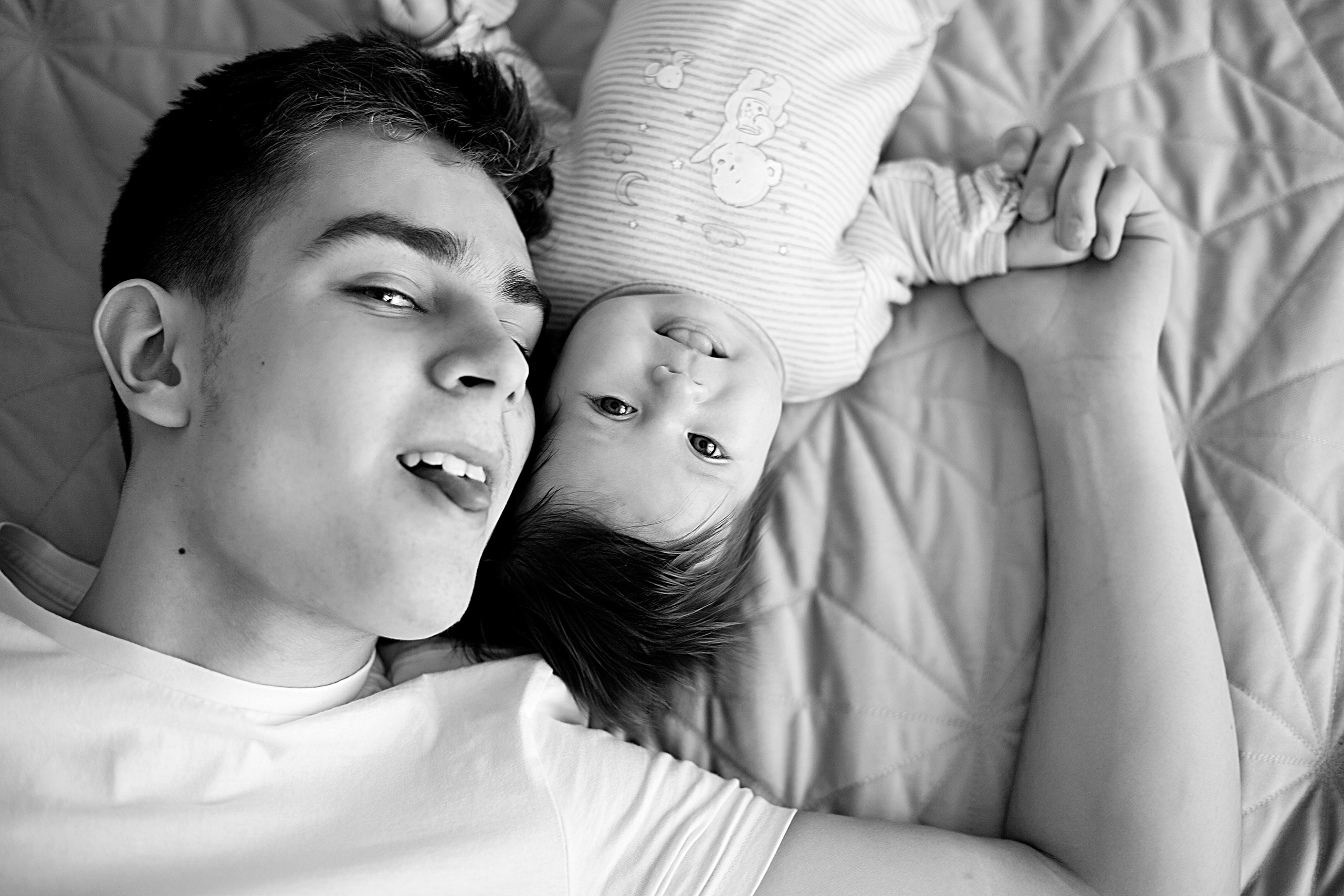 Домашнии ЧБ Истории. Фотограф новорожденных и детей до года в Новосибирске Ka