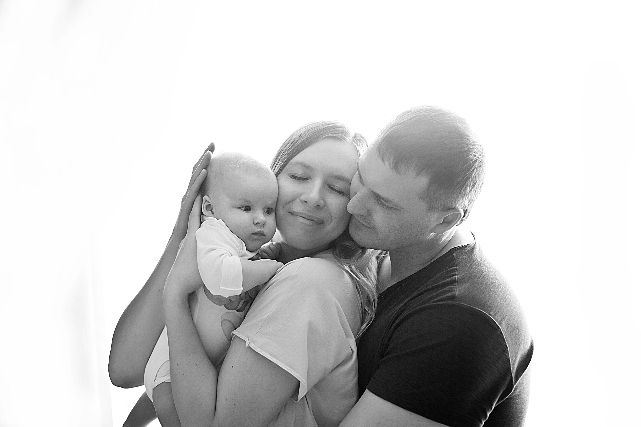 Домашнии ЧБ Истории. Фотограф новорожденных и детей до года в Новосибирске Ka