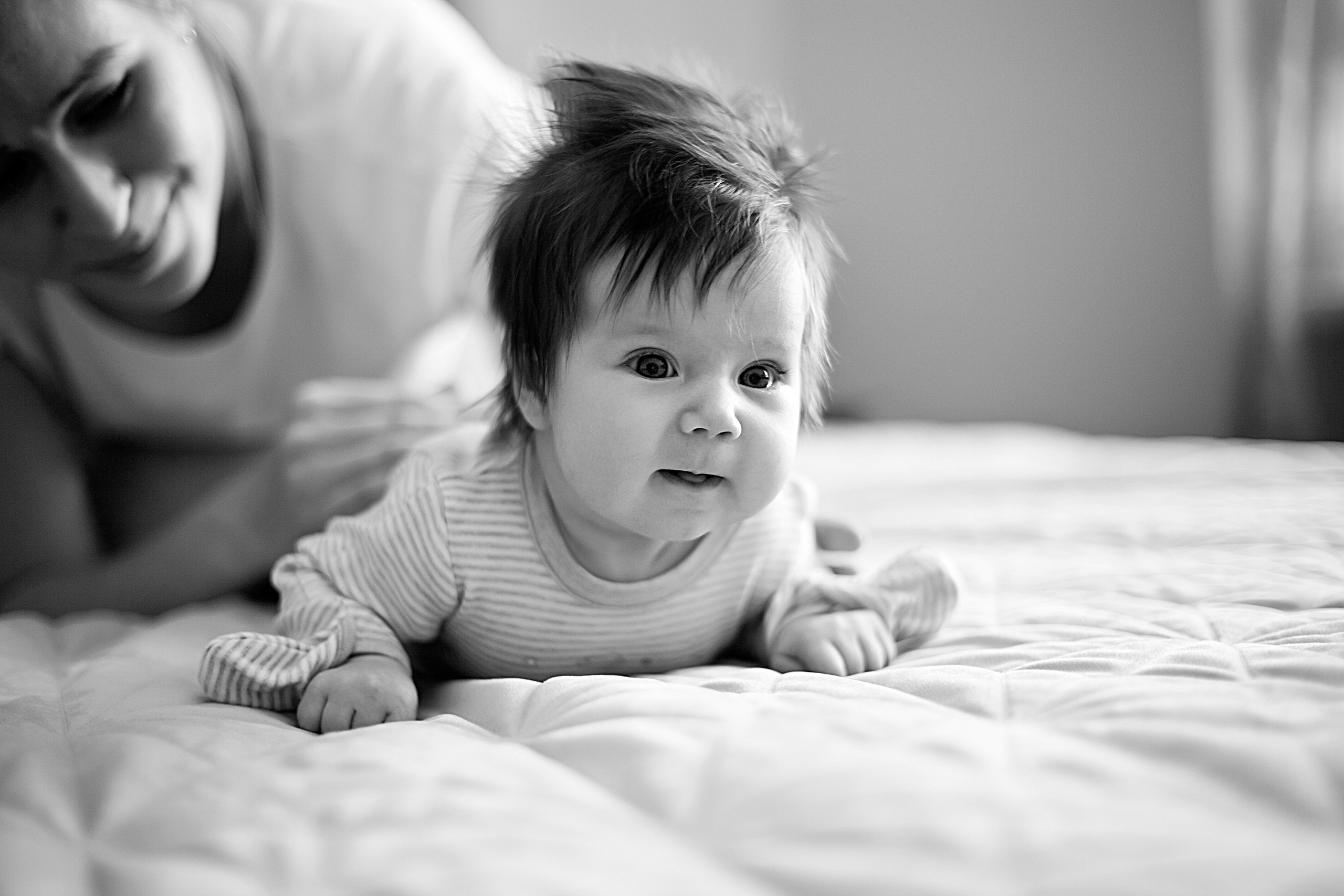 Домашнии ЧБ Истории. Фотограф новорожденных и детей до года в Новосибирске Ka