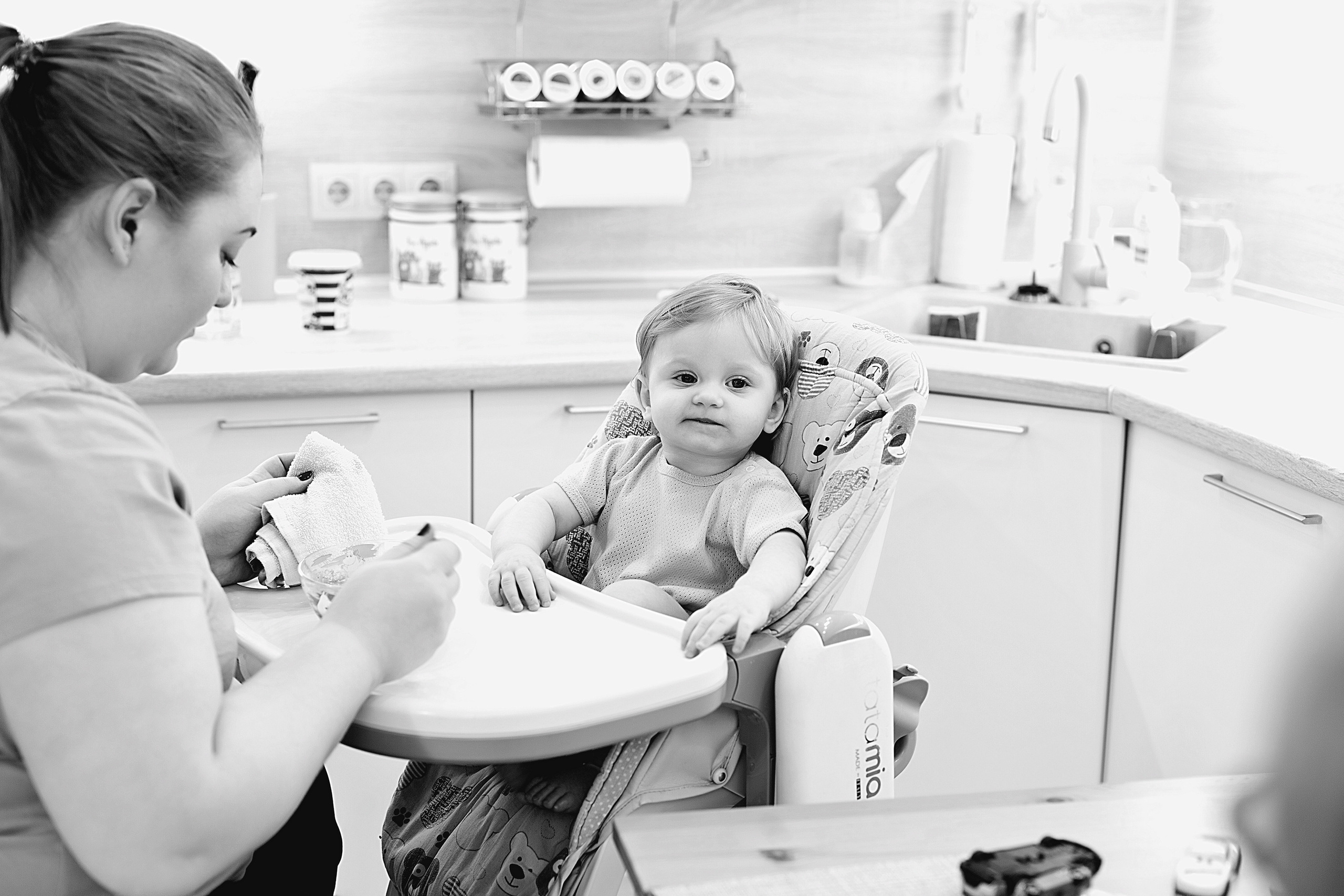 Домашнии ЧБ Истории. Фотограф новорожденных и детей до года в Новосибирске Ka