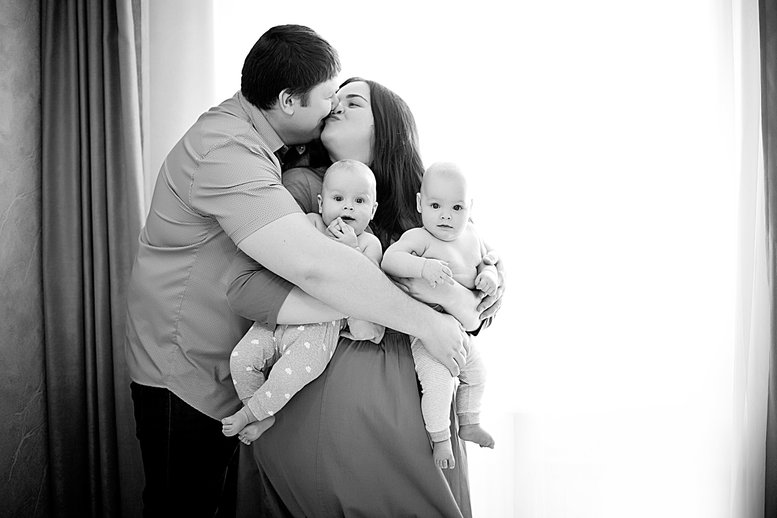 Домашнии ЧБ Истории. Фотограф новорожденных и детей до года в Новосибирске Ka