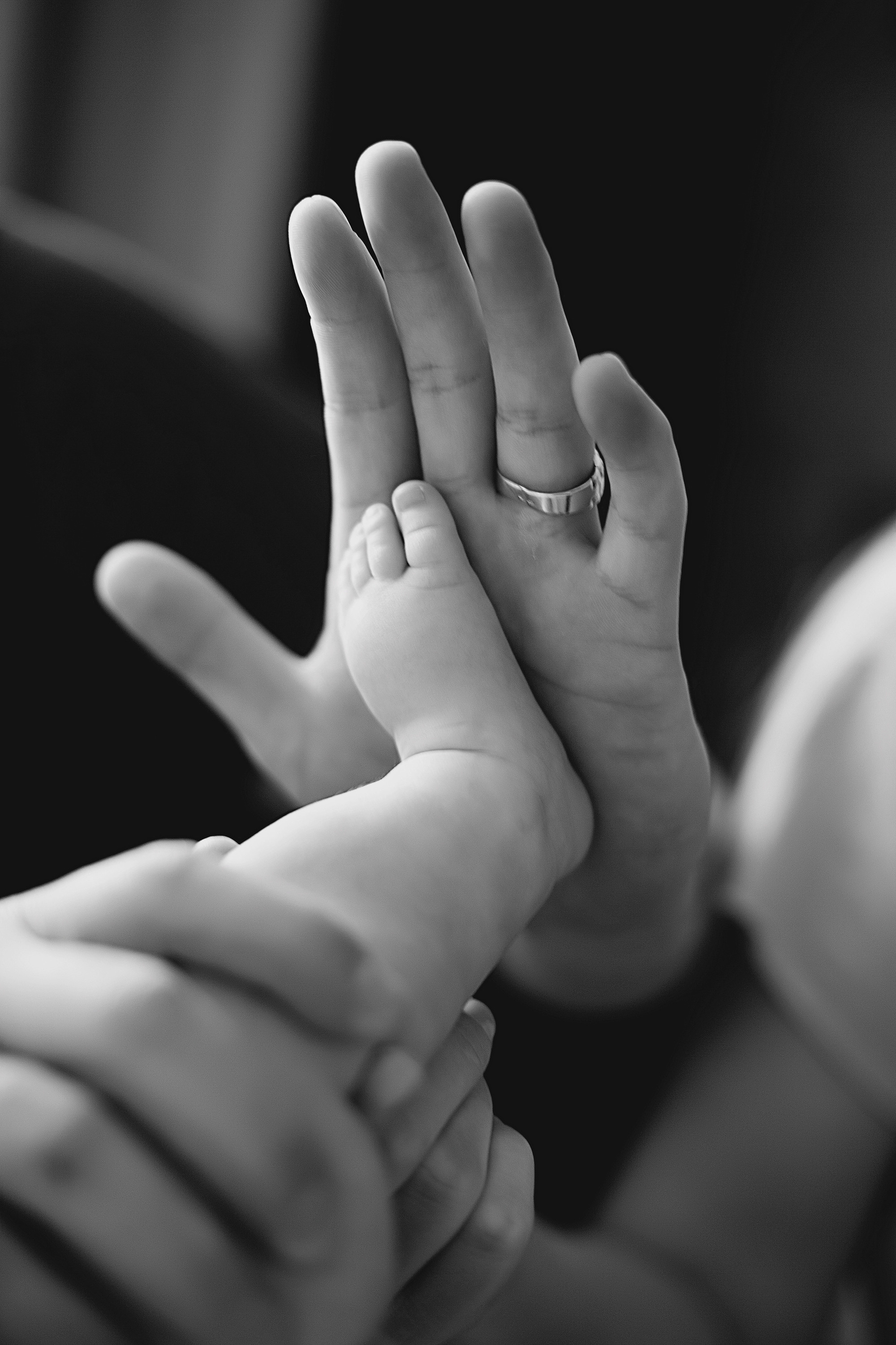 Домашнии ЧБ Истории. Фотограф новорожденных и детей до года в Новосибирске Ka