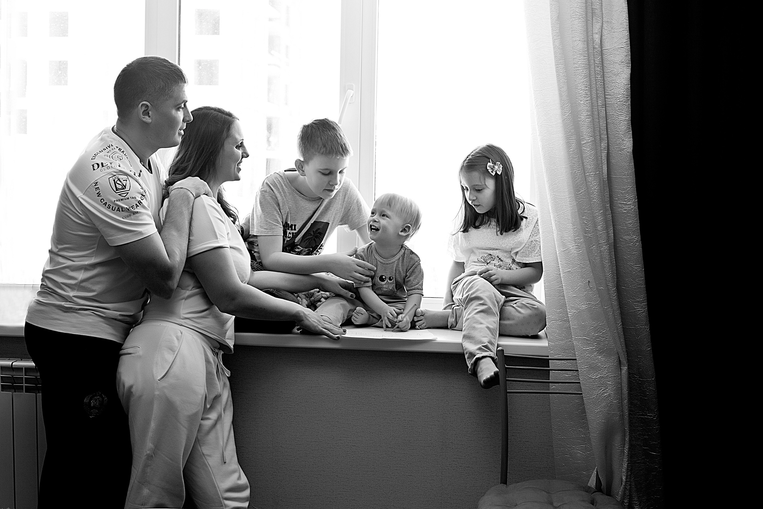 Домашнии ЧБ Истории. Фотограф новорожденных и детей до года в Новосибирске Ka