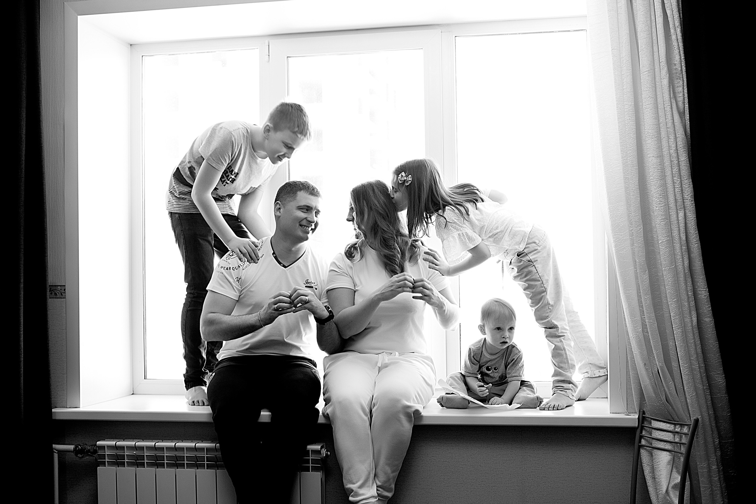 Домашнии ЧБ Истории. Фотограф новорожденных и детей до года в Новосибирске Ka