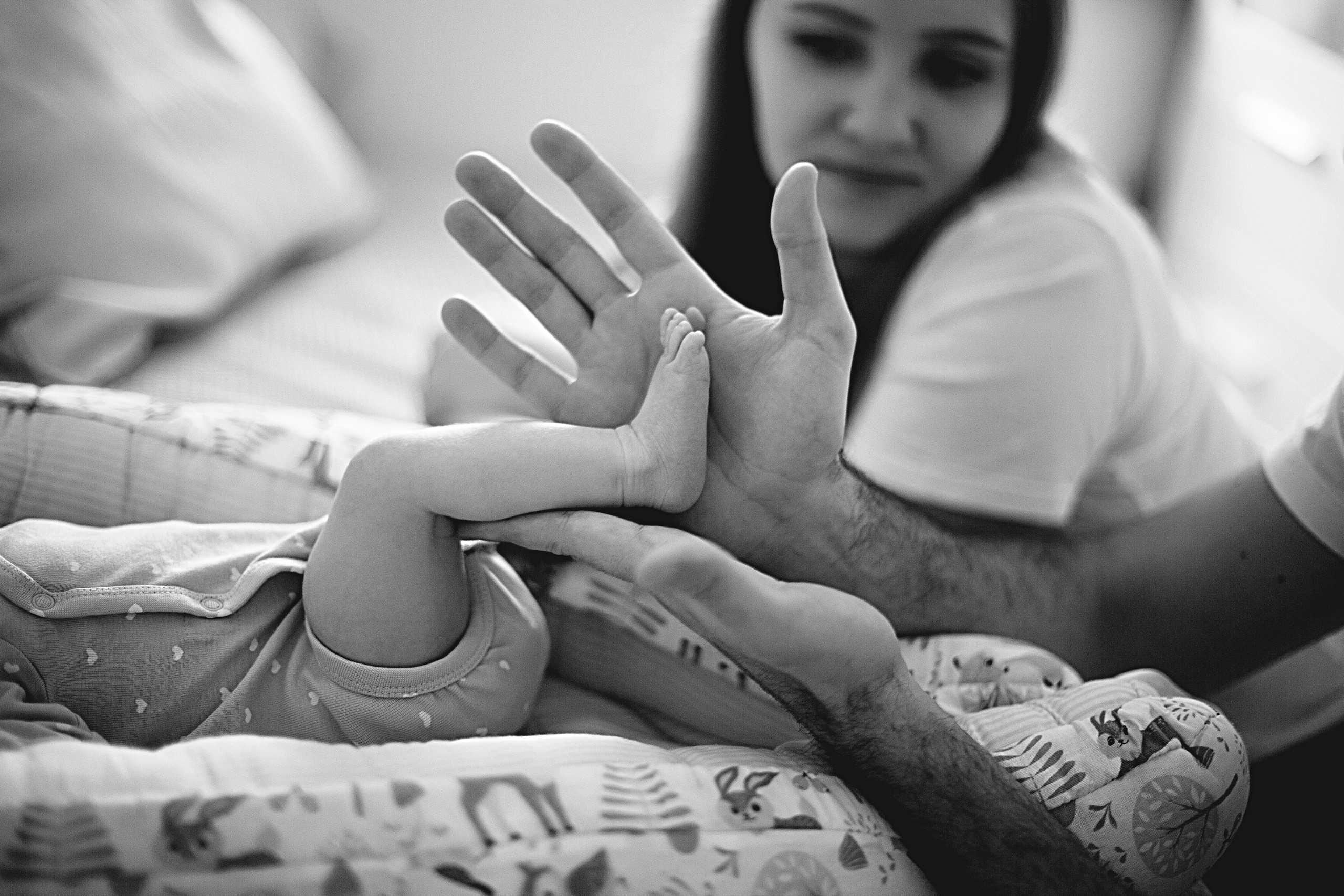 Домашнии ЧБ Истории. Фотограф новорожденных и детей до года в Новосибирске Ka