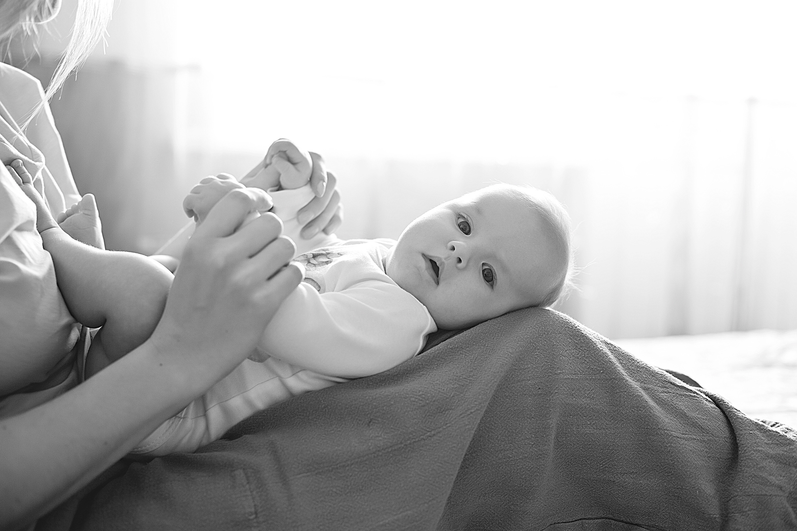 Домашнии ЧБ Истории. Фотограф новорожденных и детей до года в Новосибирске Ka