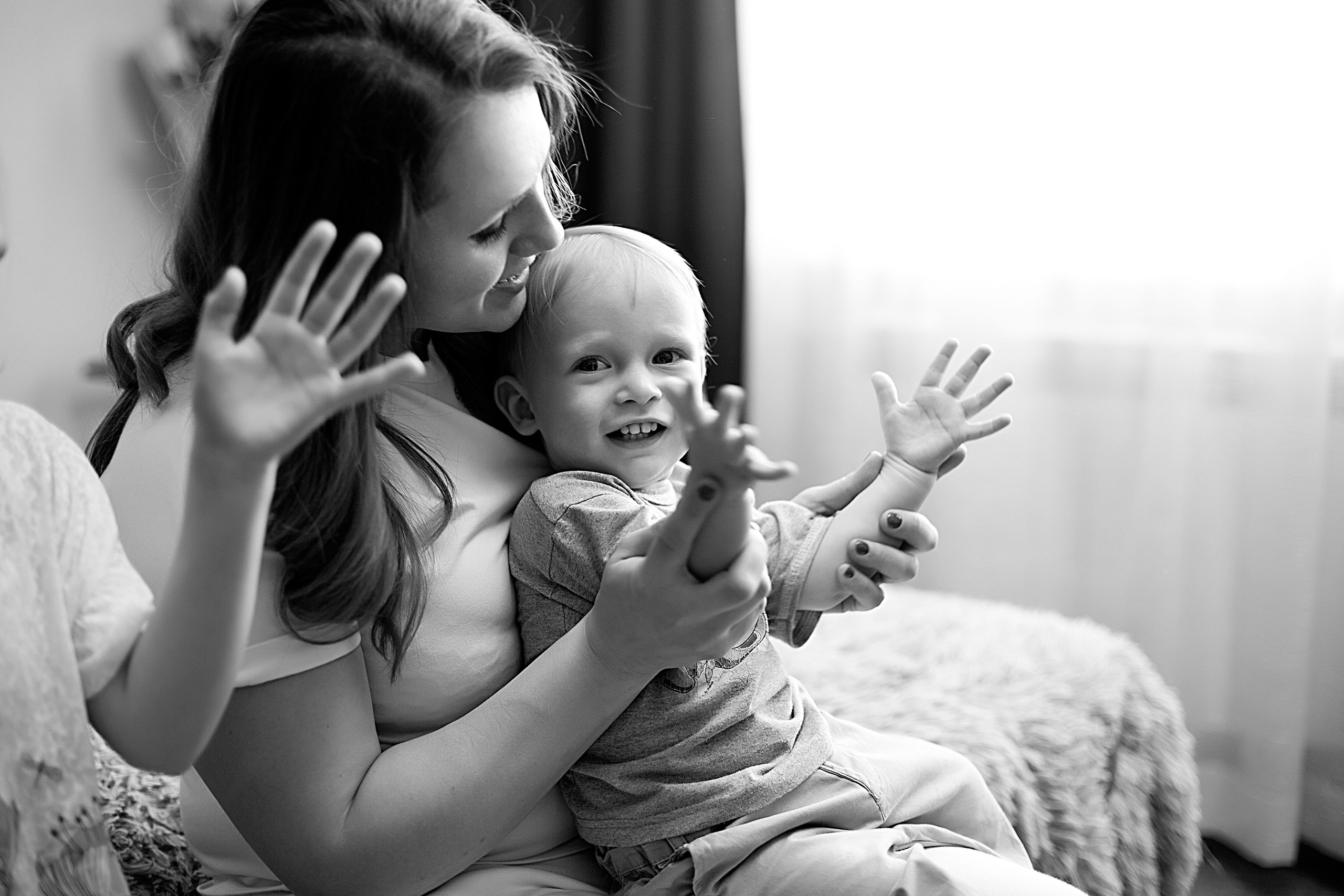 Домашнии ЧБ Истории. Фотограф новорожденных и детей до года в Новосибирске Ka