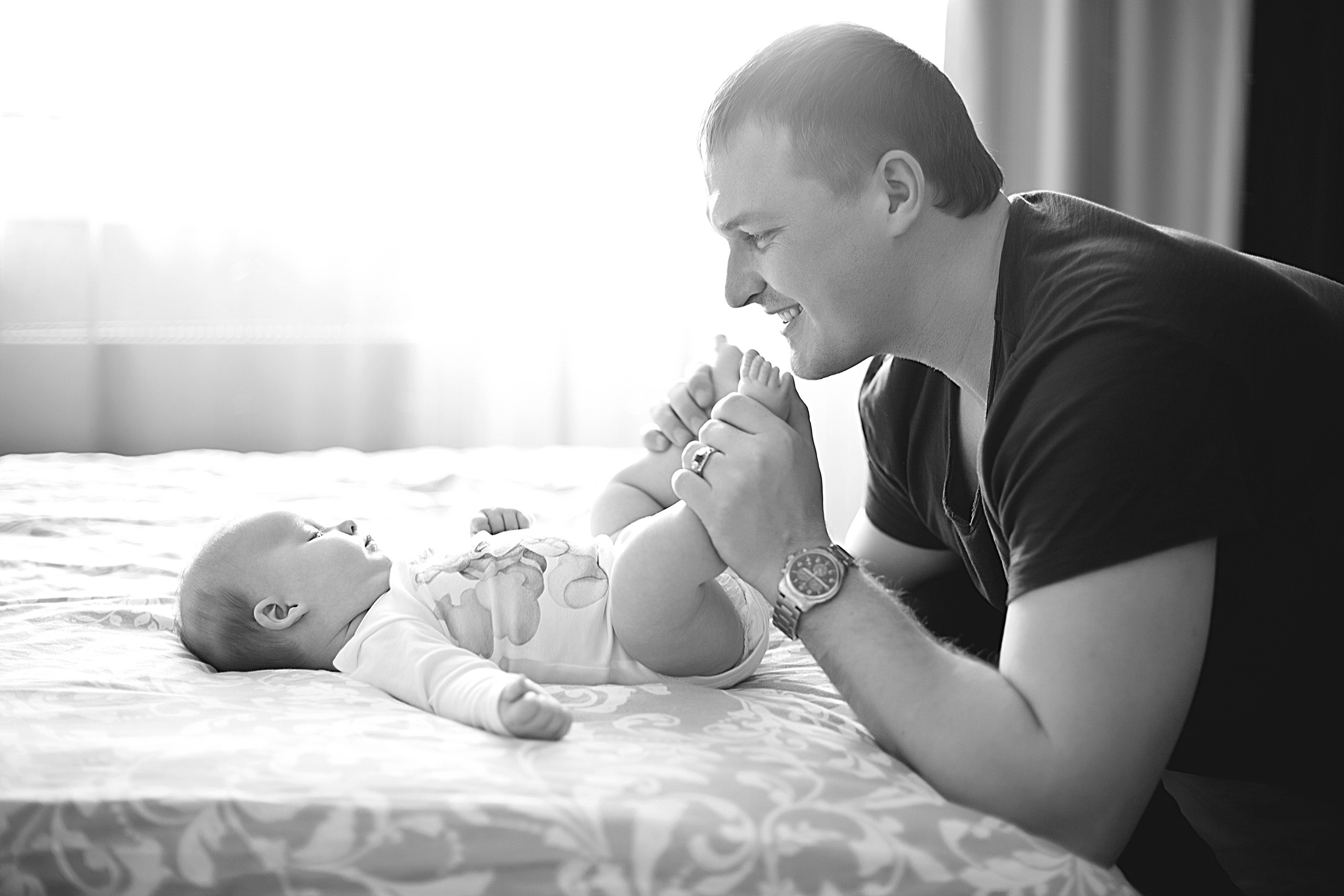 Домашнии ЧБ Истории. Фотограф новорожденных и детей до года в Новосибирске Ka