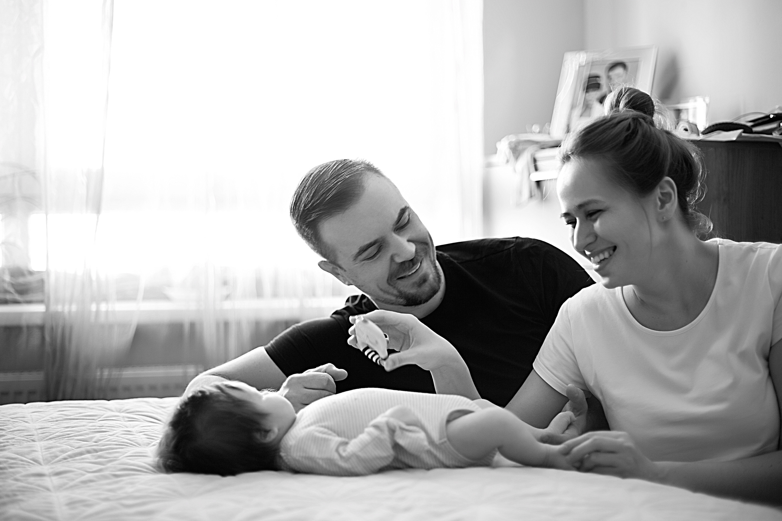 Домашнии ЧБ Истории. Фотограф новорожденных и детей до года в Новосибирске Ka