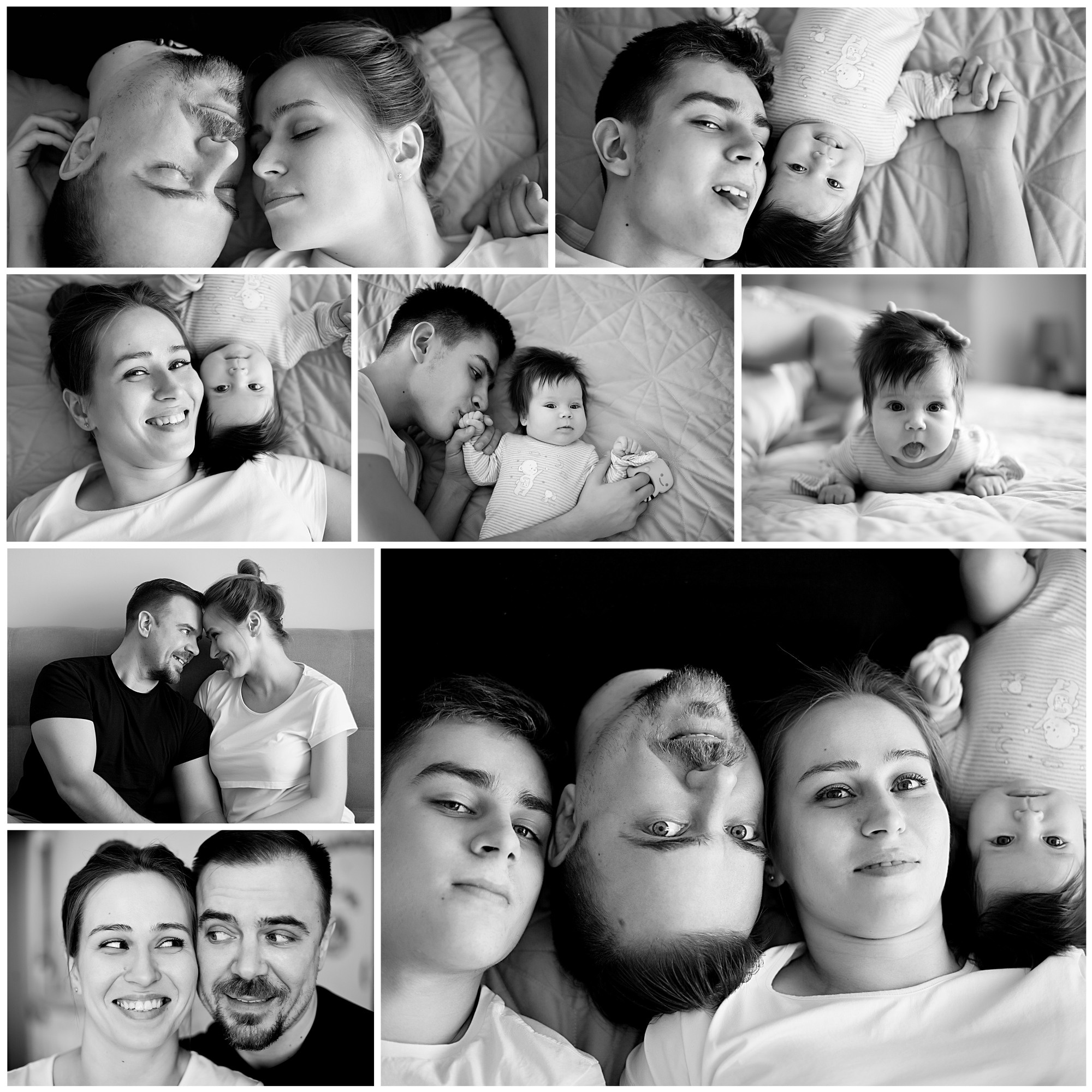 Домашнии ЧБ Истории. Фотограф новорожденных и детей до года в Новосибирске Ka