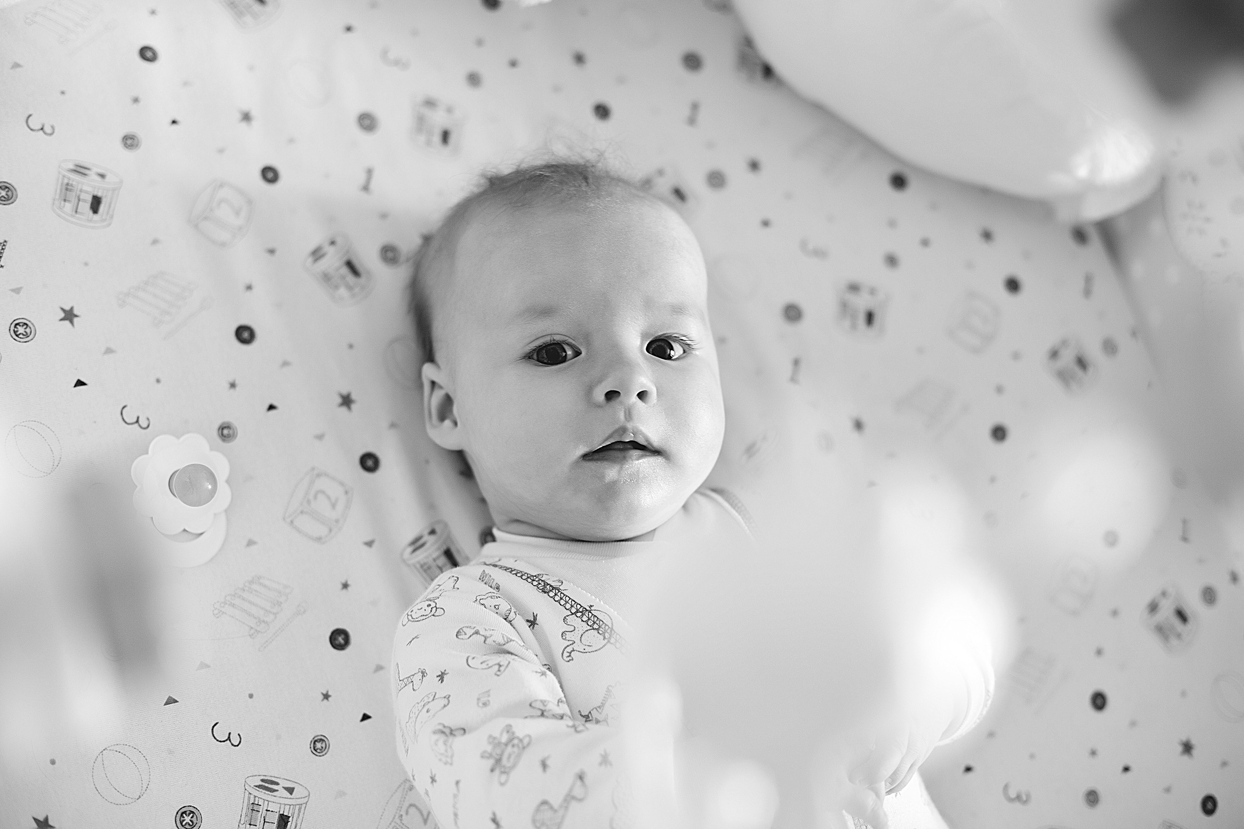 Домашнии ЧБ Истории. Фотограф новорожденных и детей до года в Новосибирске Ka