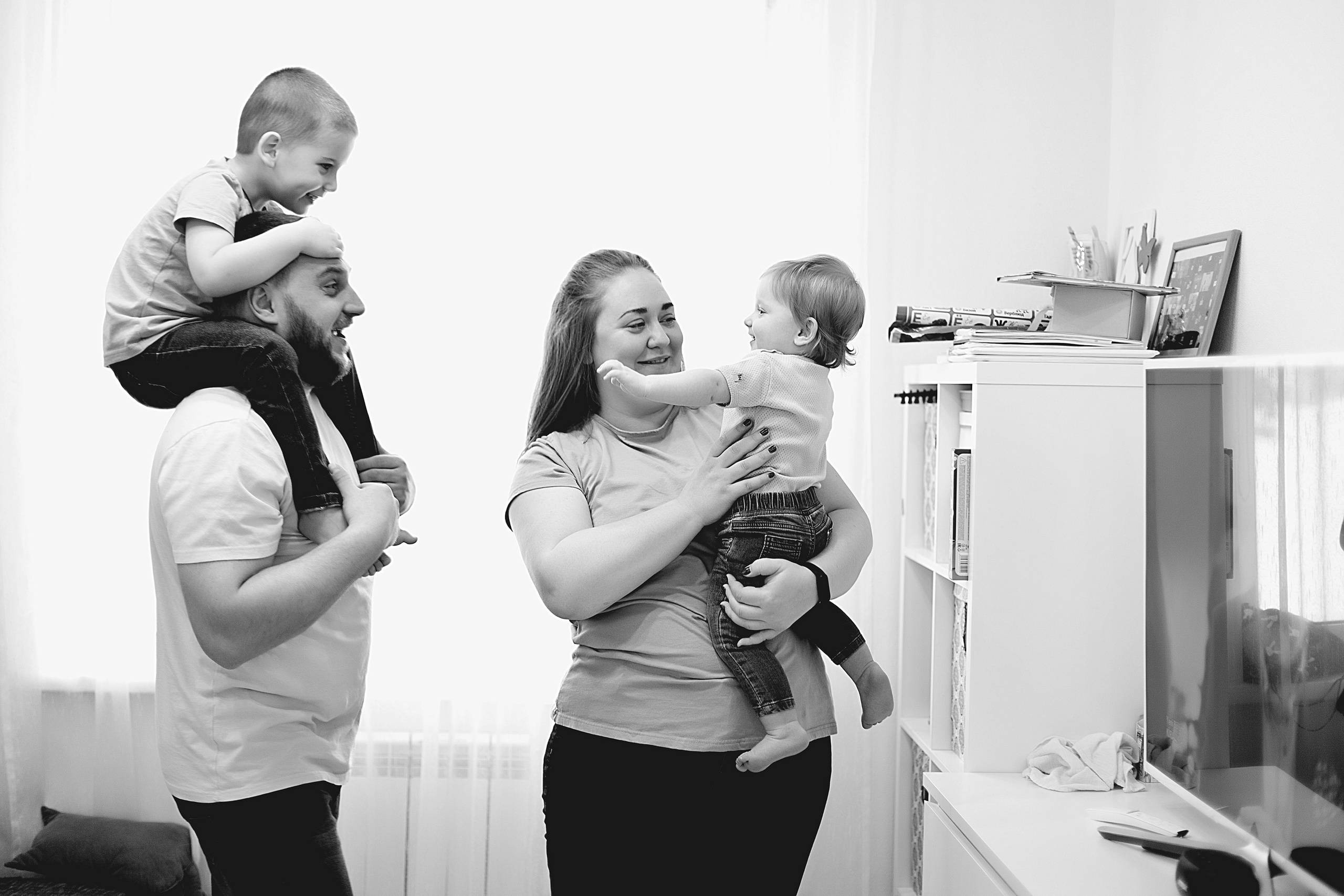 Домашнии ЧБ Истории. Фотограф новорожденных и детей до года в Новосибирске Ka