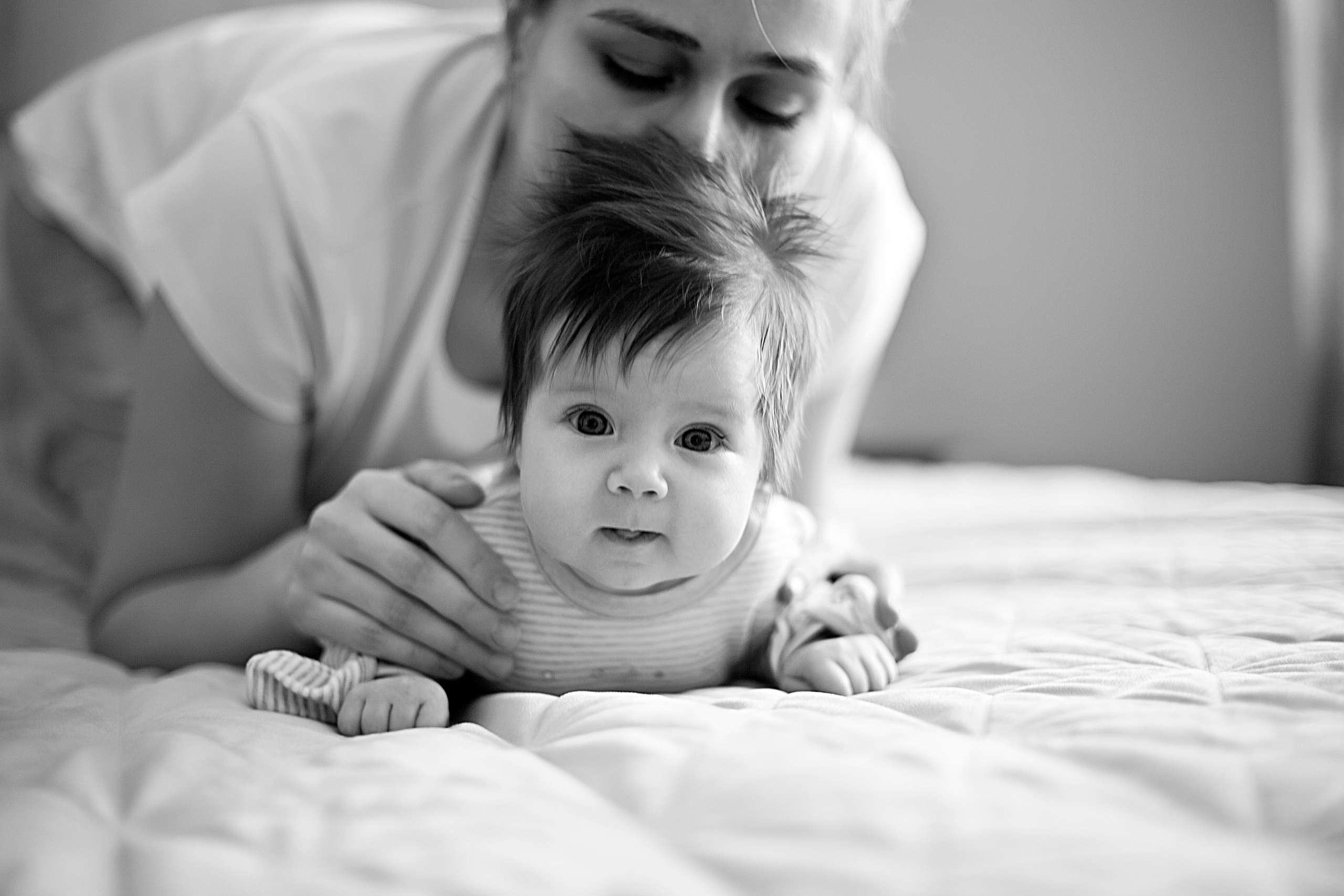 Домашнии ЧБ Истории. Фотограф новорожденных и детей до года в Новосибирске Ka