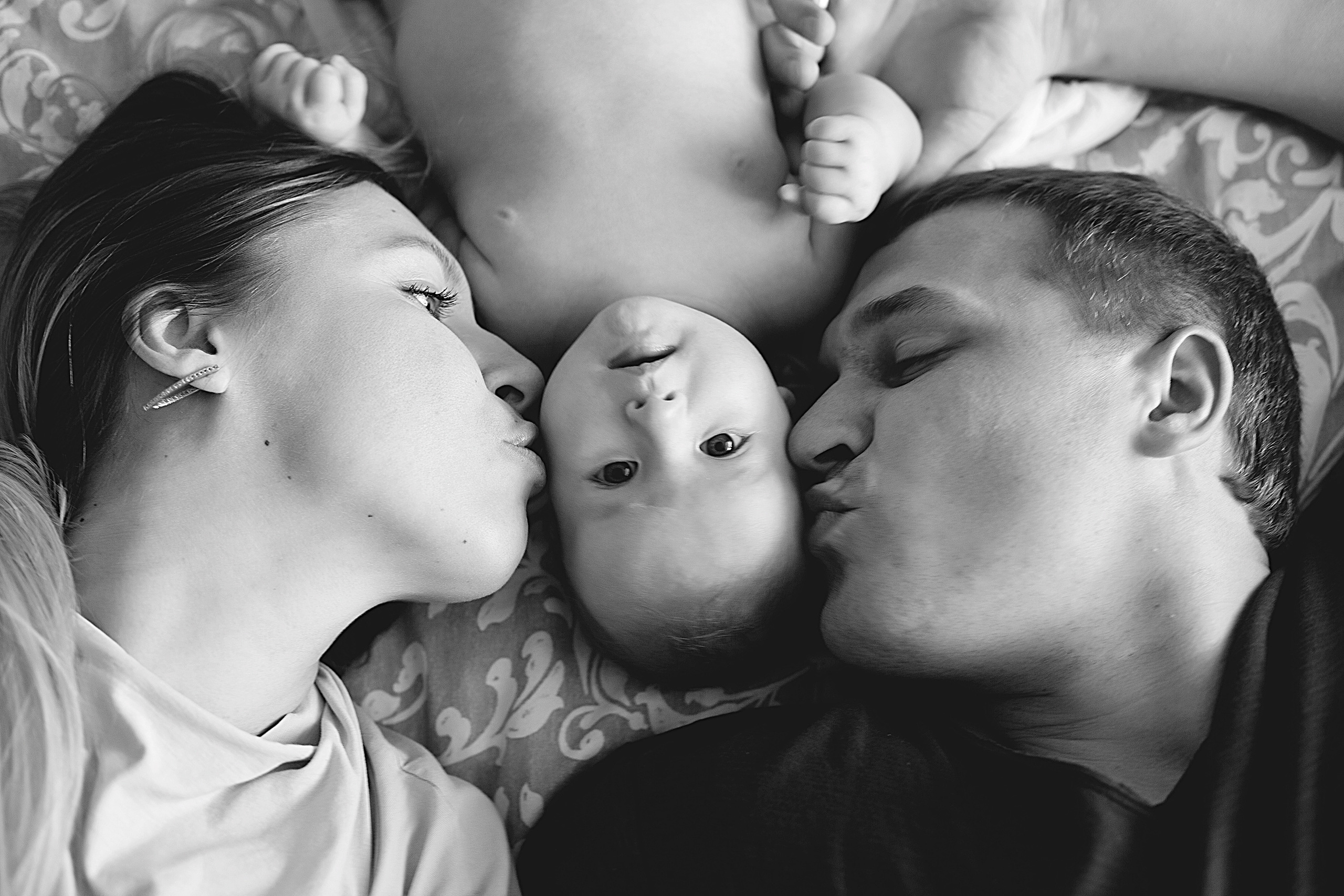 Домашнии ЧБ Истории. Фотограф новорожденных и детей до года в Новосибирске Ka