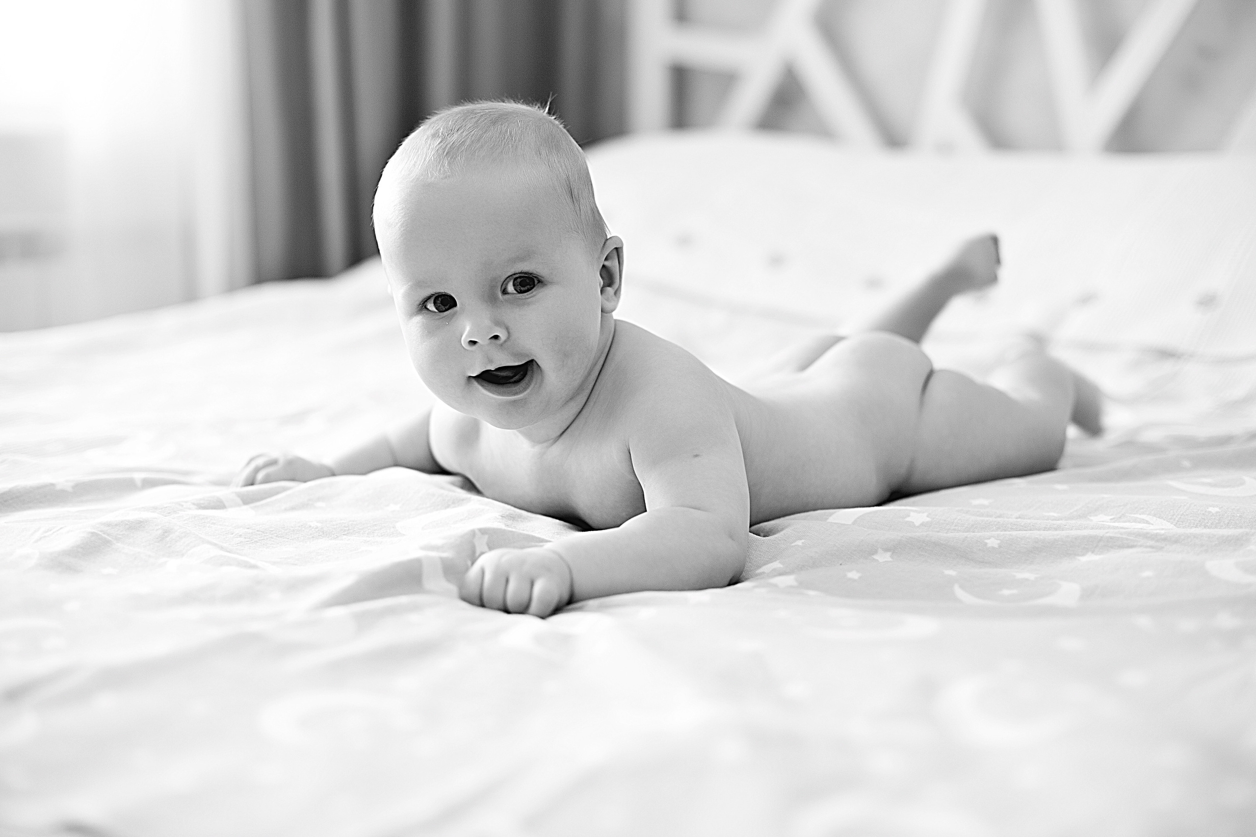 Домашнии ЧБ Истории. Фотограф новорожденных и детей до года в Новосибирске Ka