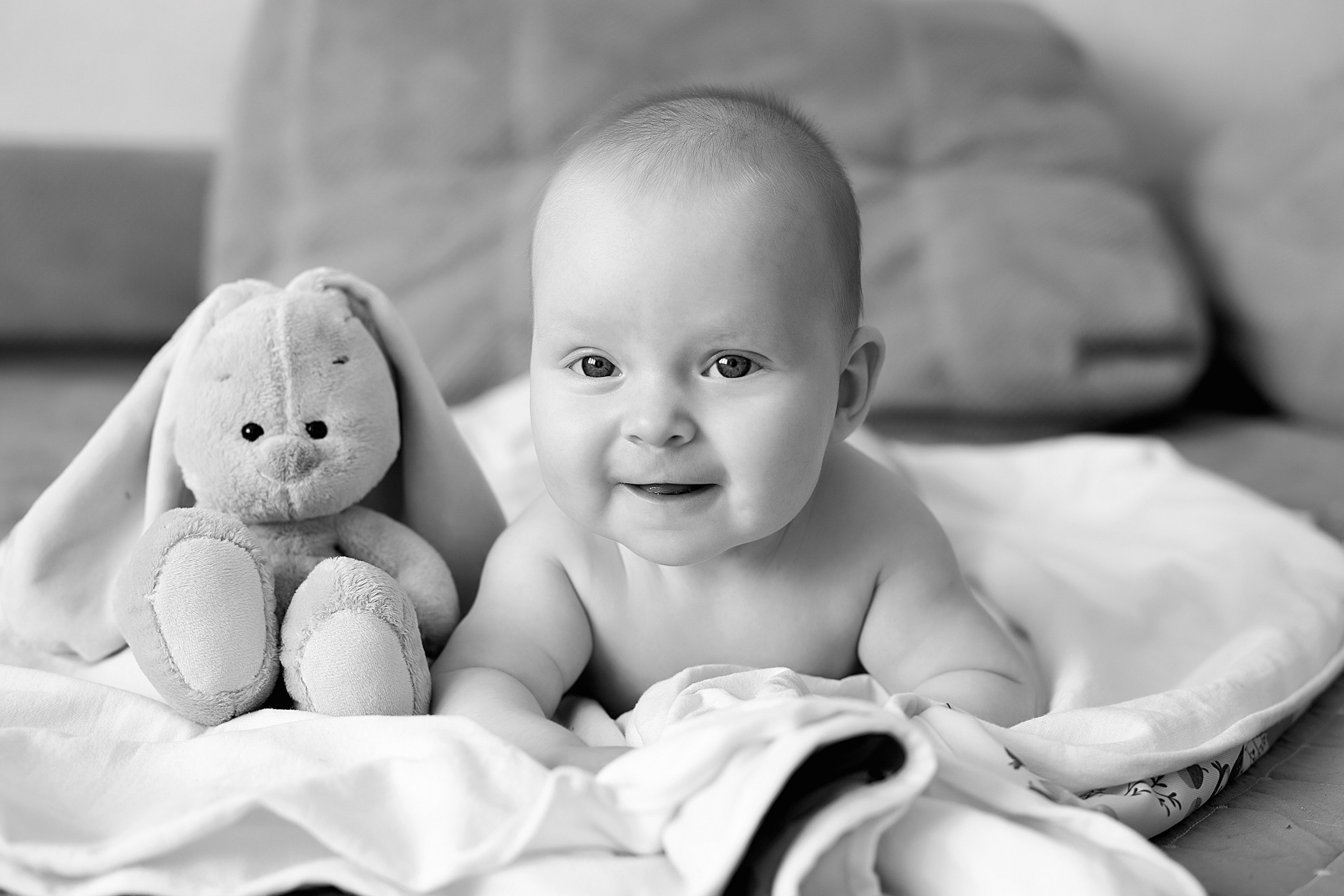 Домашнии ЧБ Истории. Фотограф новорожденных и детей до года в Новосибирске Ka