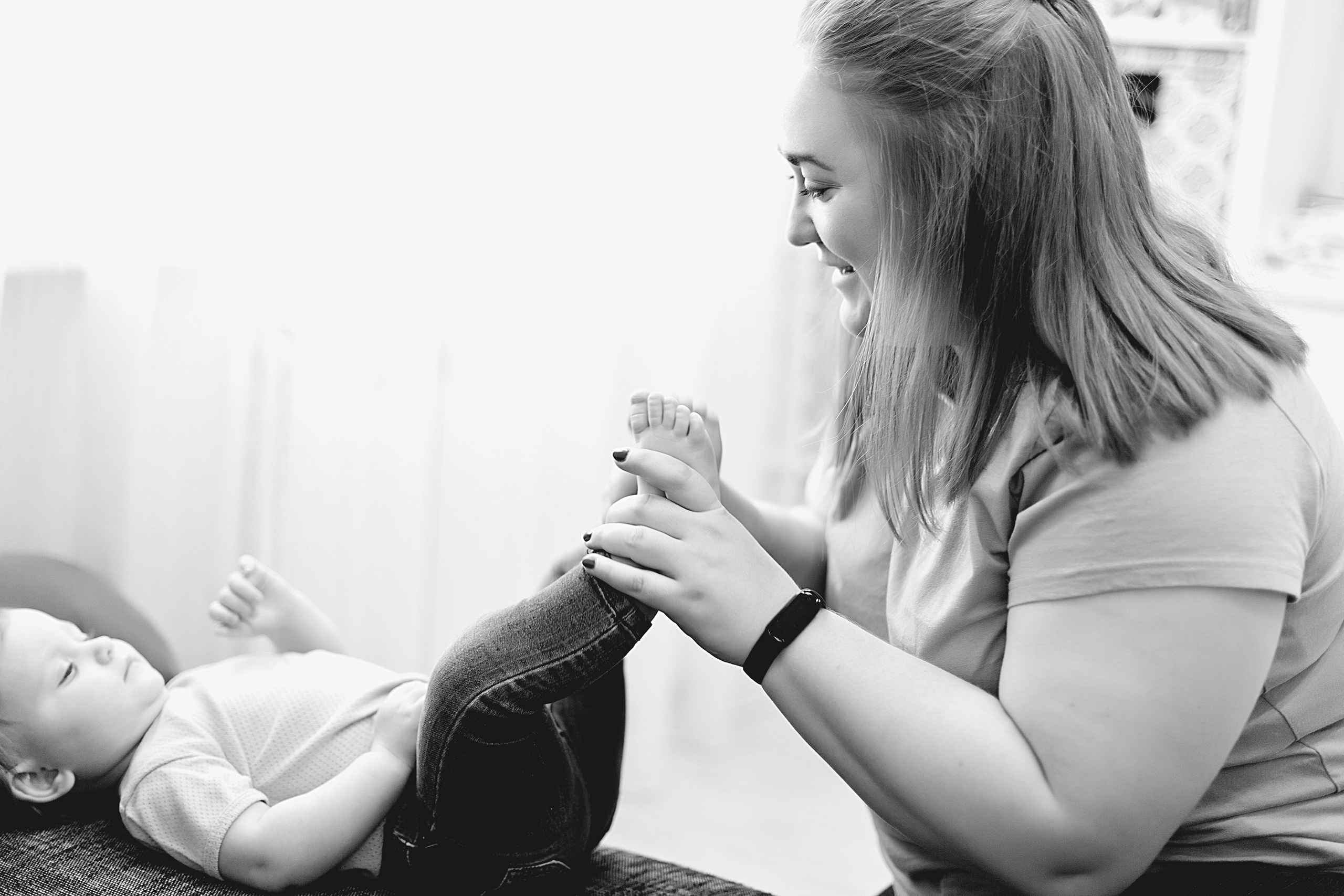 Домашнии ЧБ Истории. Фотограф новорожденных и детей до года в Новосибирске Ka