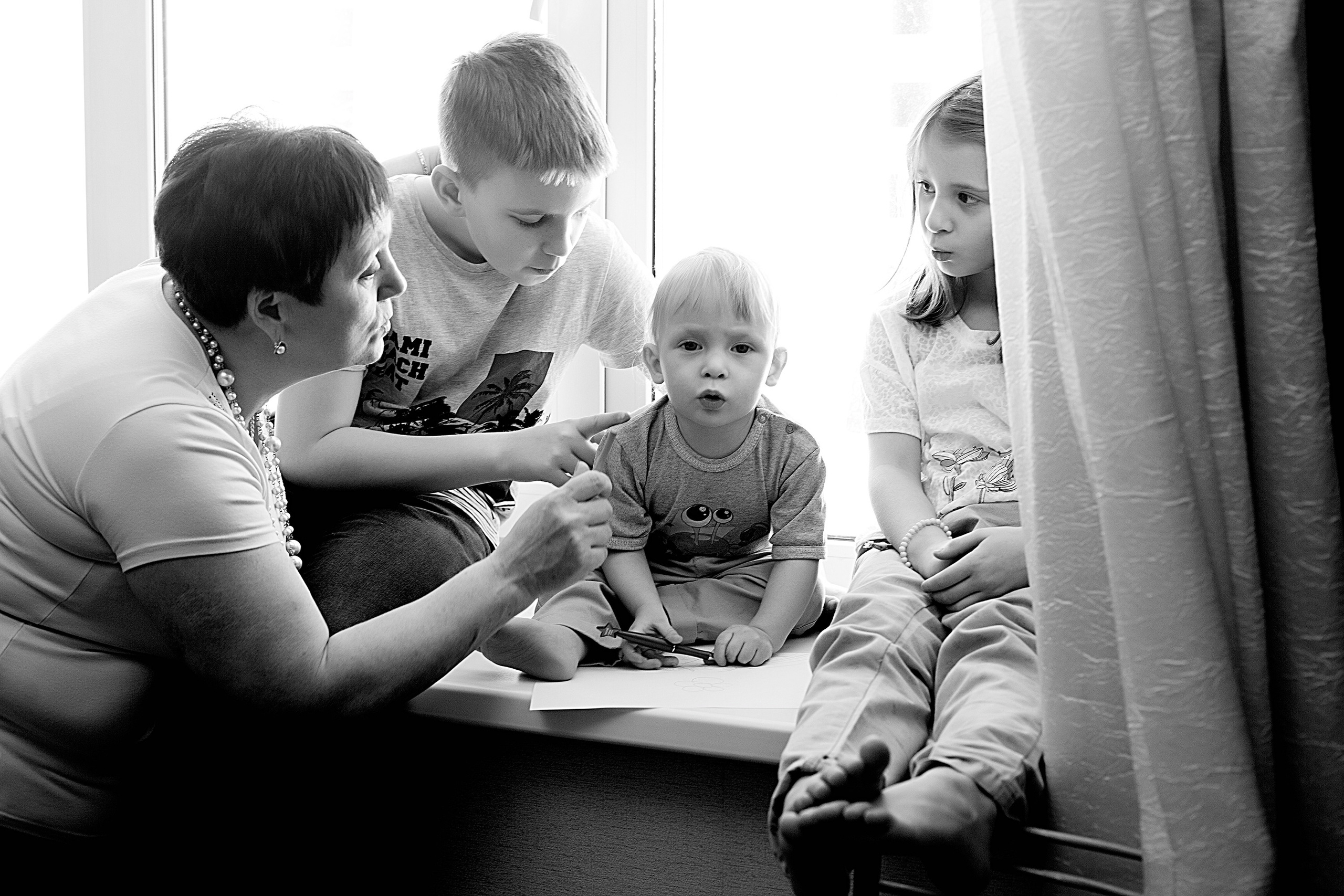 Домашнии ЧБ Истории. Фотограф новорожденных и детей до года в Новосибирске Ka