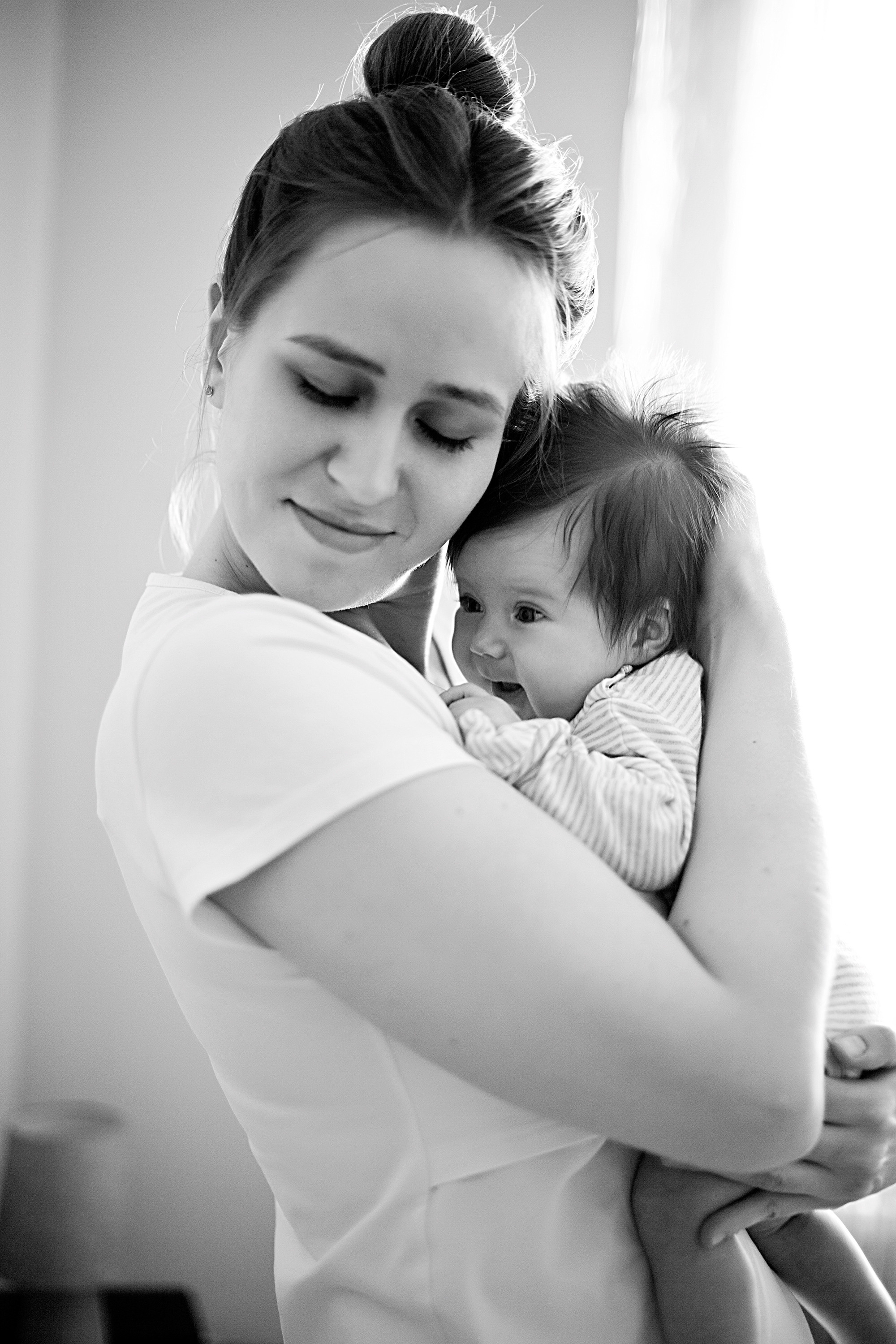 Домашнии ЧБ Истории. Фотограф новорожденных и детей до года в Новосибирске Ka