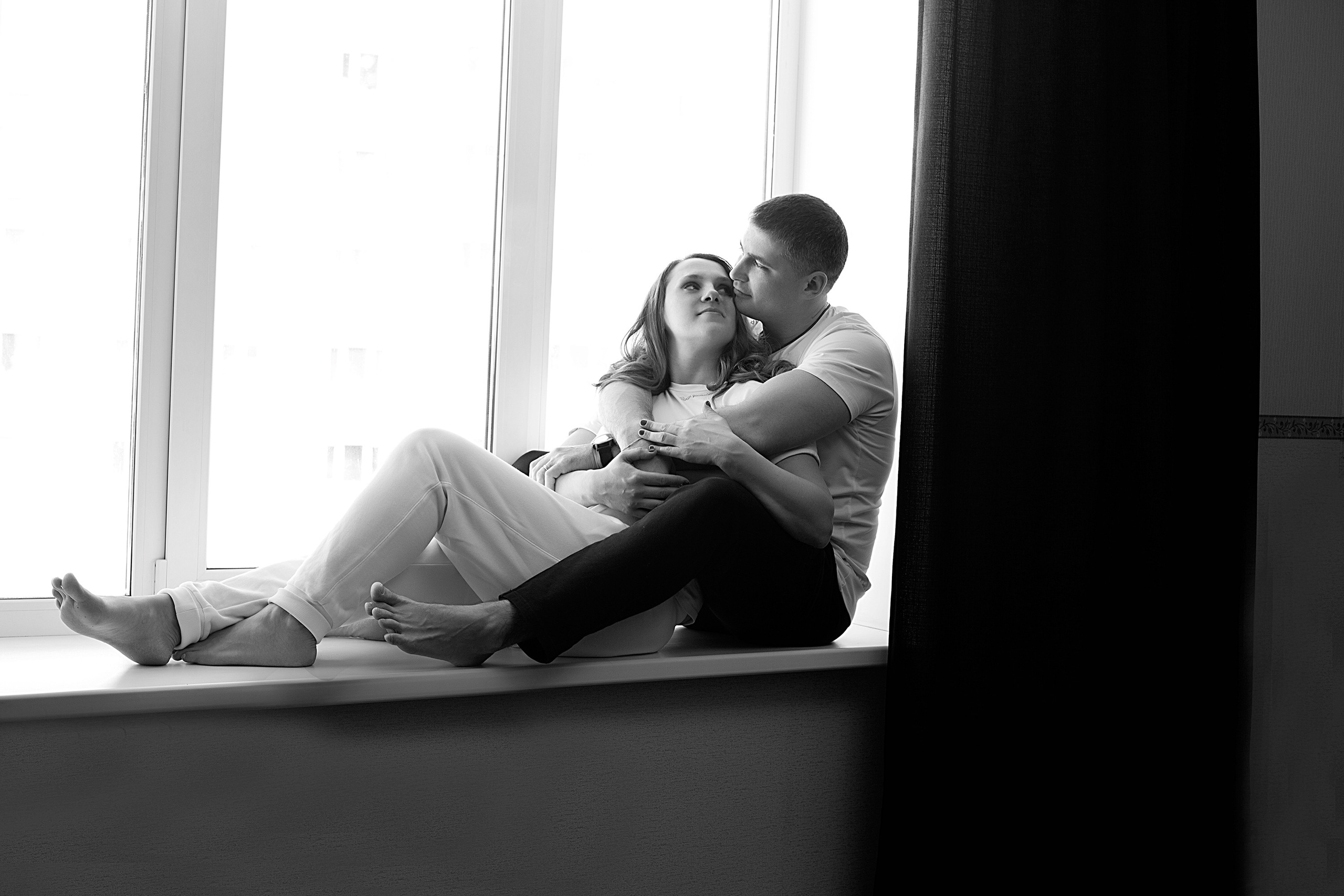 Домашнии ЧБ Истории. Фотограф новорожденных и детей до года в Новосибирске Ka