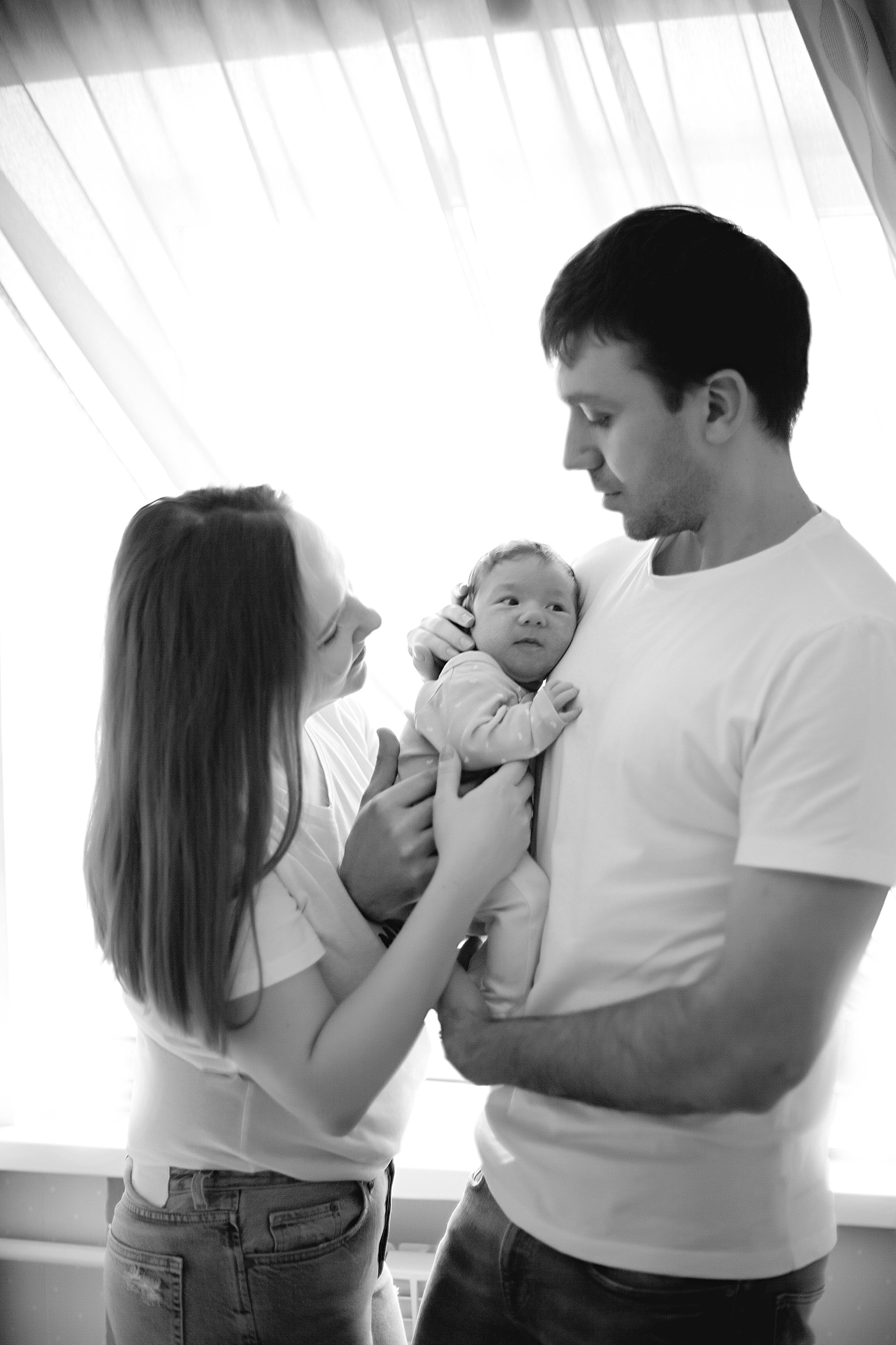 Домашнии ЧБ Истории. Фотограф новорожденных и детей до года в Новосибирске Ka