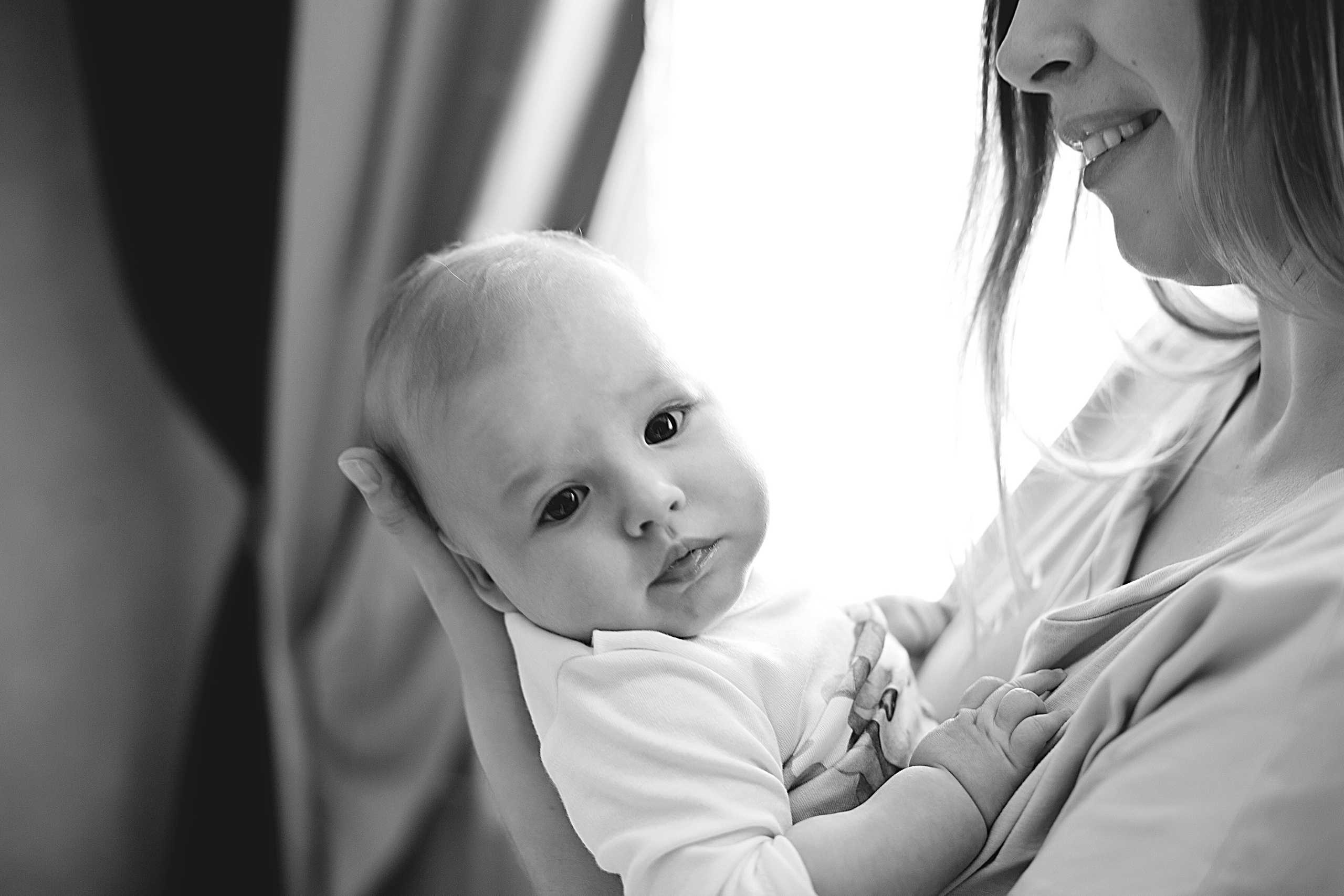 Домашнии ЧБ Истории. Фотограф новорожденных и детей до года в Новосибирске Ka