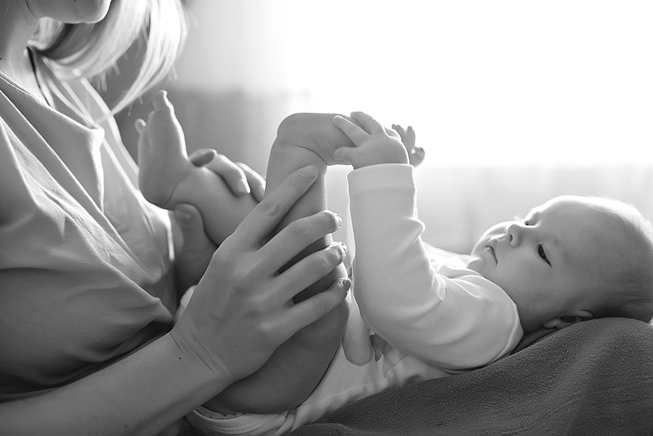 Домашнии ЧБ Истории. Фотограф новорожденных и детей до года в Новосибирске Ka