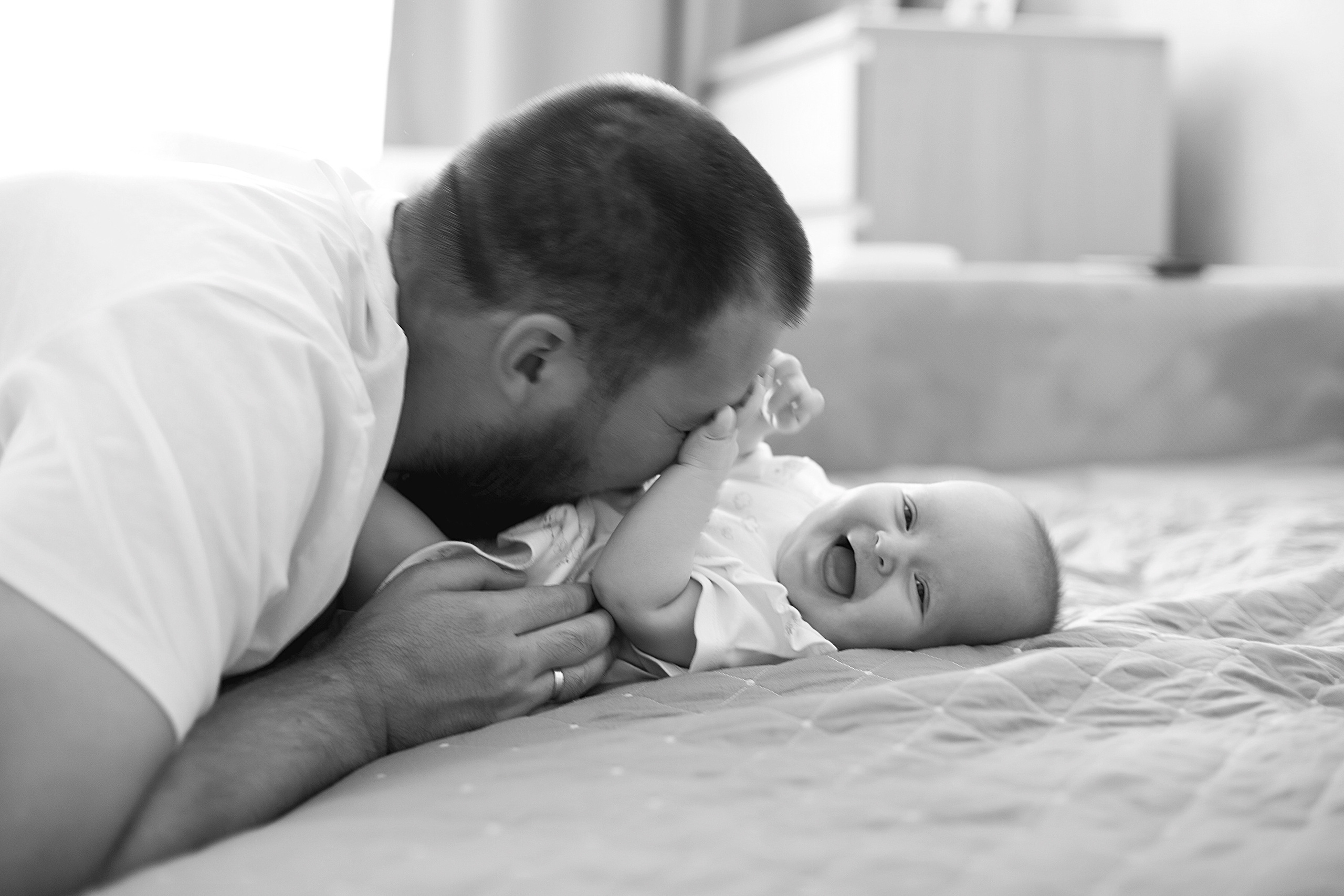 Домашнии ЧБ Истории. Фотограф новорожденных и детей до года в Новосибирске Ka