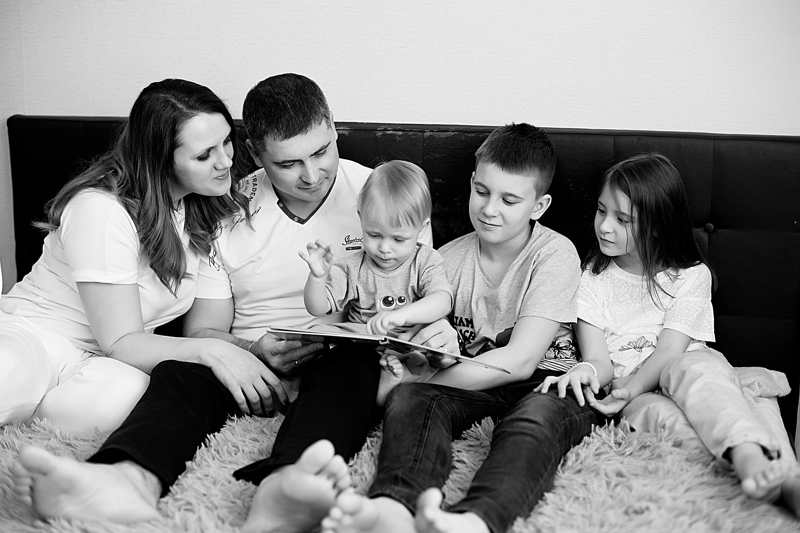 Домашнии ЧБ Истории. Фотограф новорожденных и детей до года в Новосибирске Ka