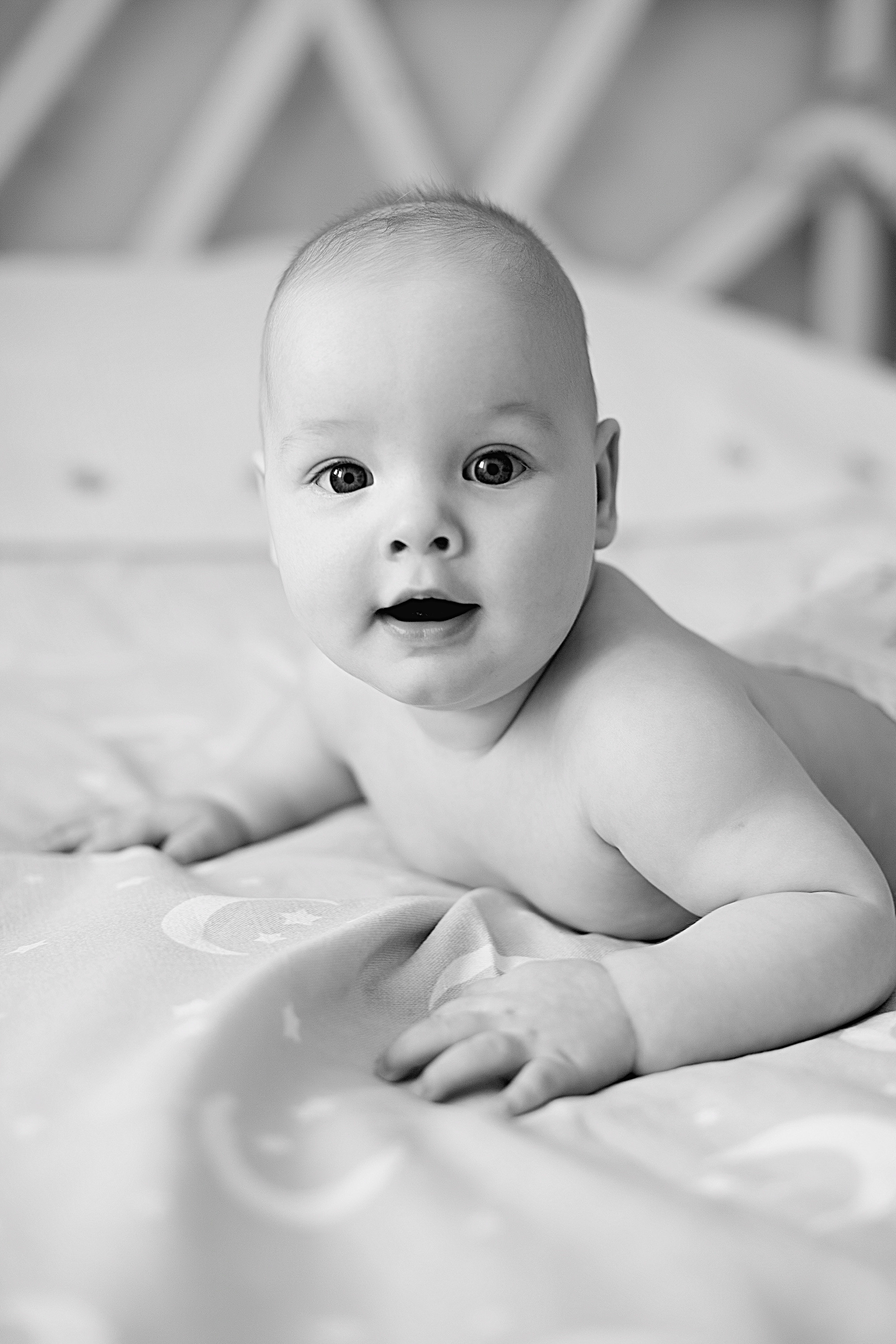 Домашнии ЧБ Истории. Фотограф новорожденных и детей до года в Новосибирске Ka