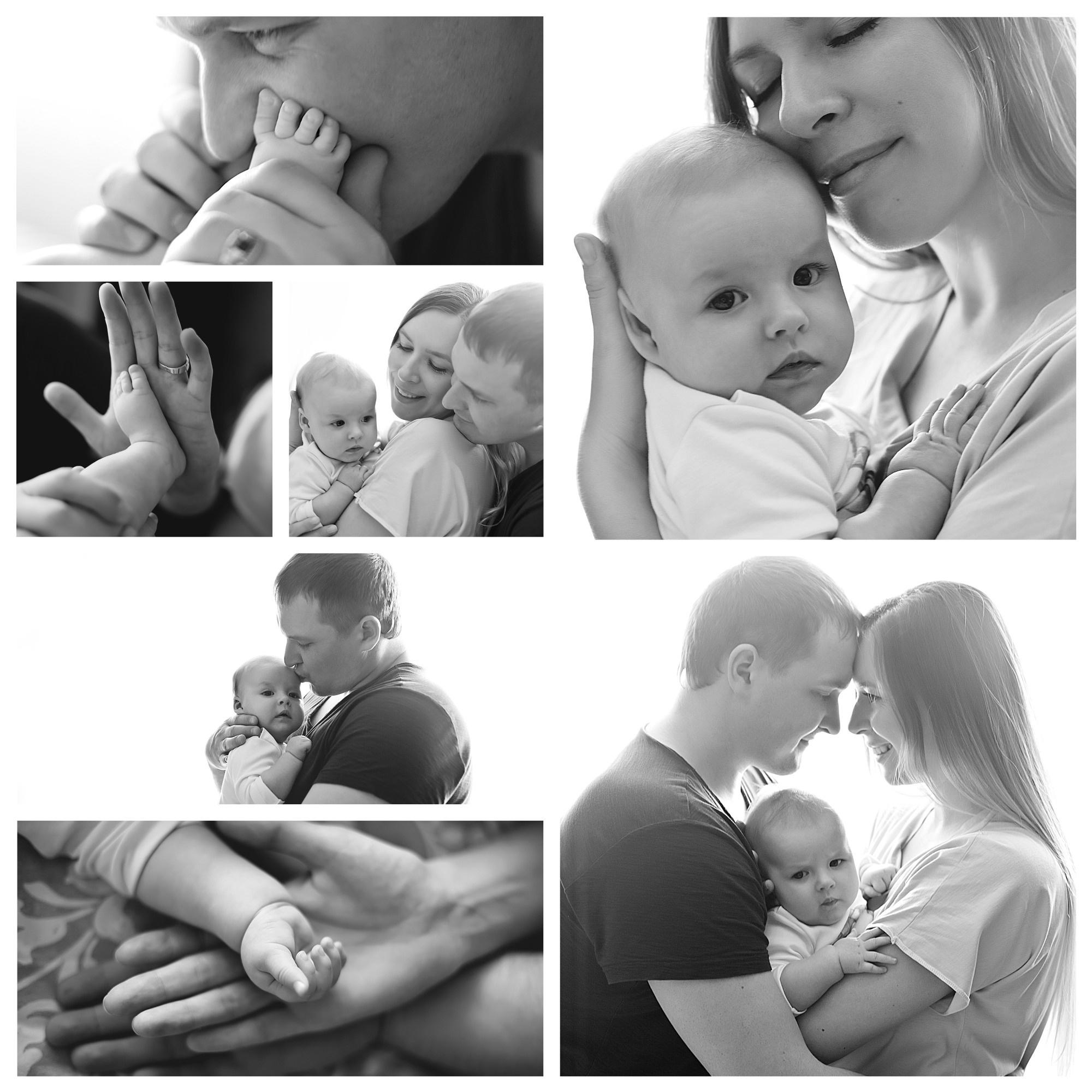 Домашнии ЧБ Истории. Фотограф новорожденных и детей до года в Новосибирске Ka