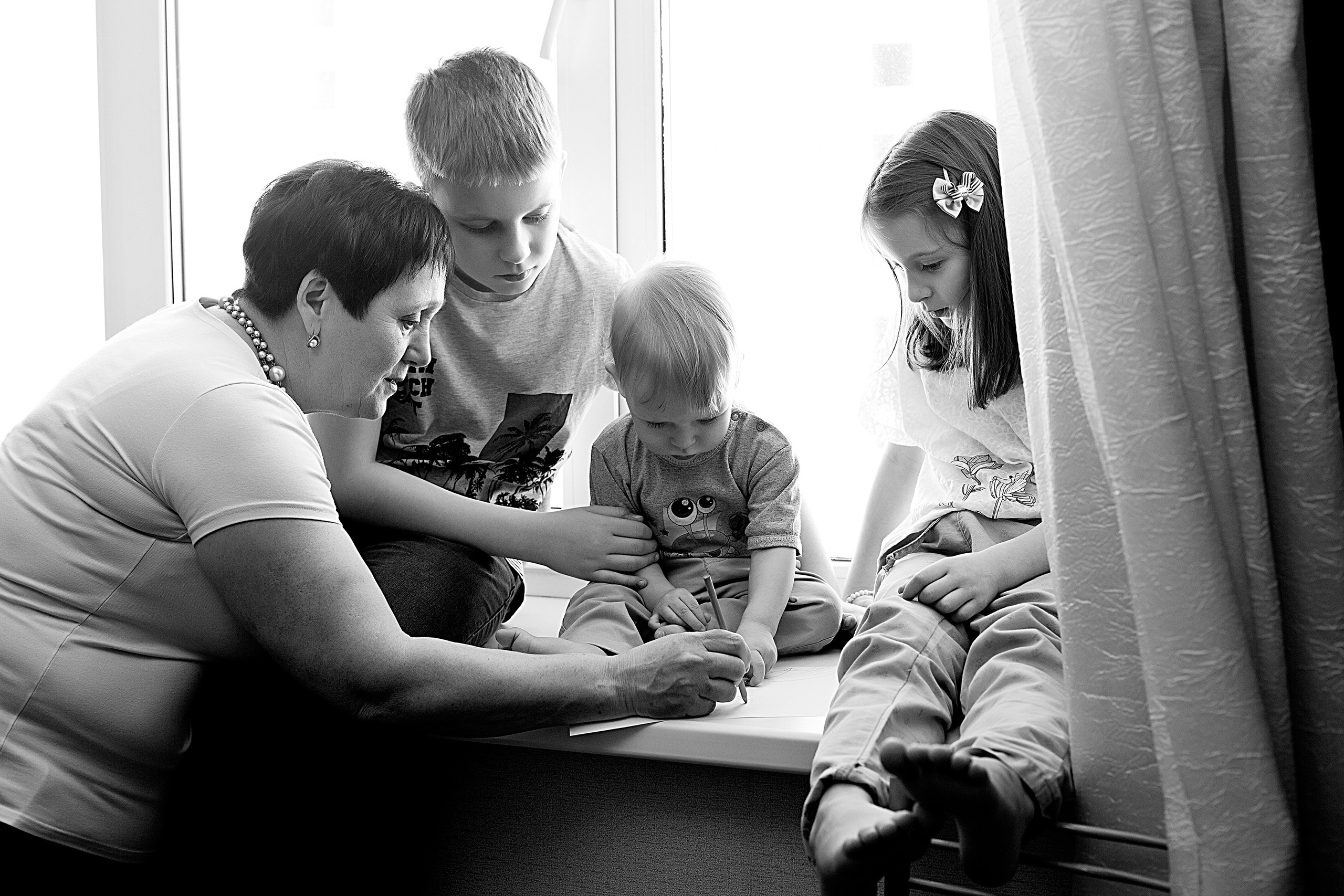 Домашнии ЧБ Истории. Фотограф новорожденных и детей до года в Новосибирске Ka