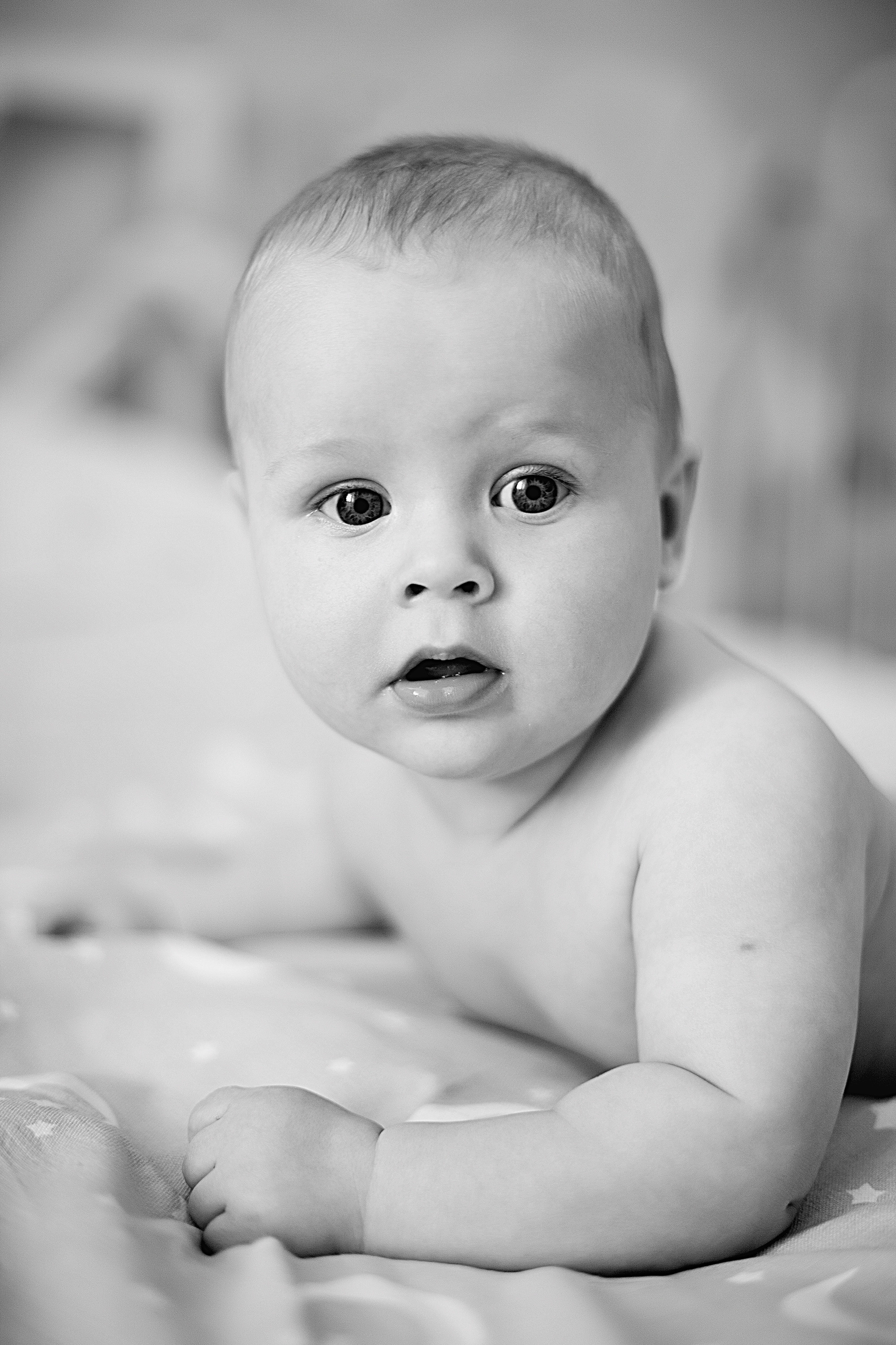 Домашнии ЧБ Истории. Фотограф новорожденных и детей до года в Новосибирске Ka