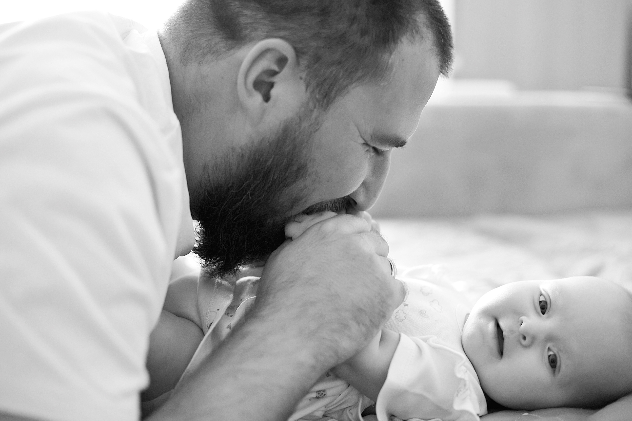 Домашнии ЧБ Истории. Фотограф новорожденных и детей до года в Новосибирске Ka