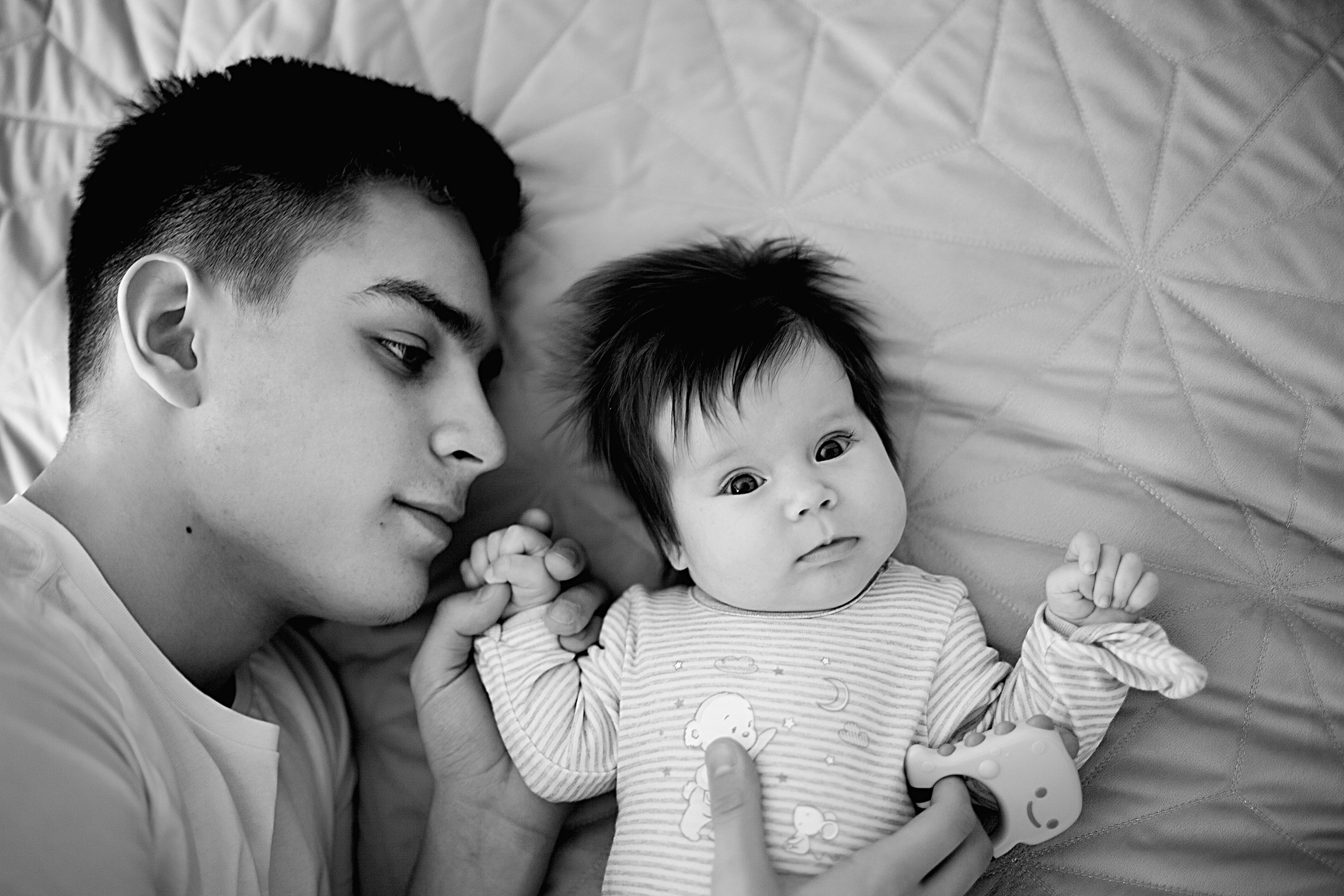 Домашнии ЧБ Истории. Фотограф новорожденных и детей до года в Новосибирске Ka